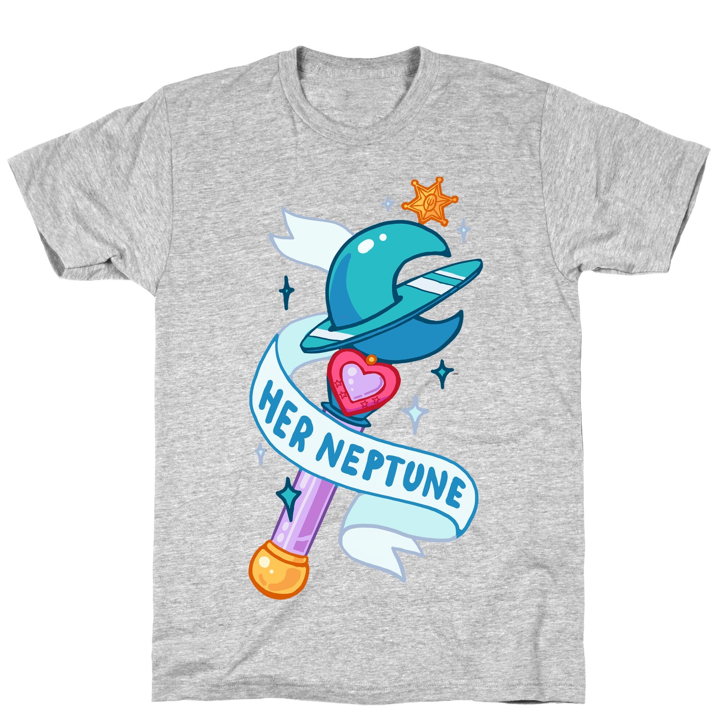 Her Neptune Pair 1 (White) T-Shirt