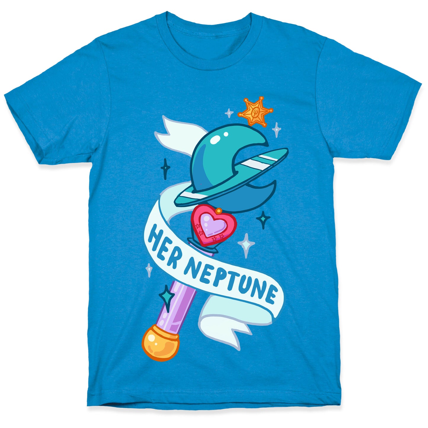 Her Neptune Pair 1 (White) T-Shirt