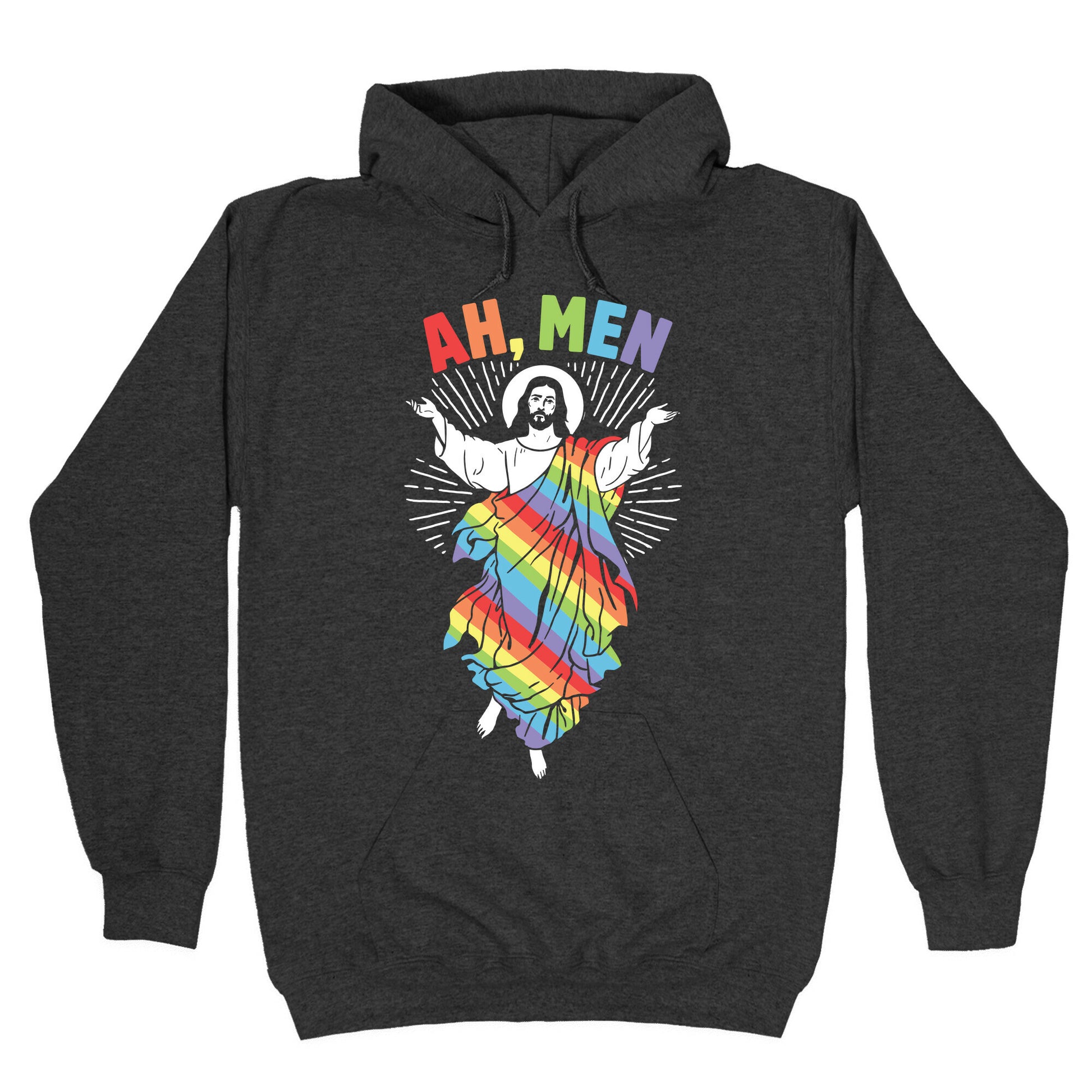 Ah, Men Gay jesus Hoodie