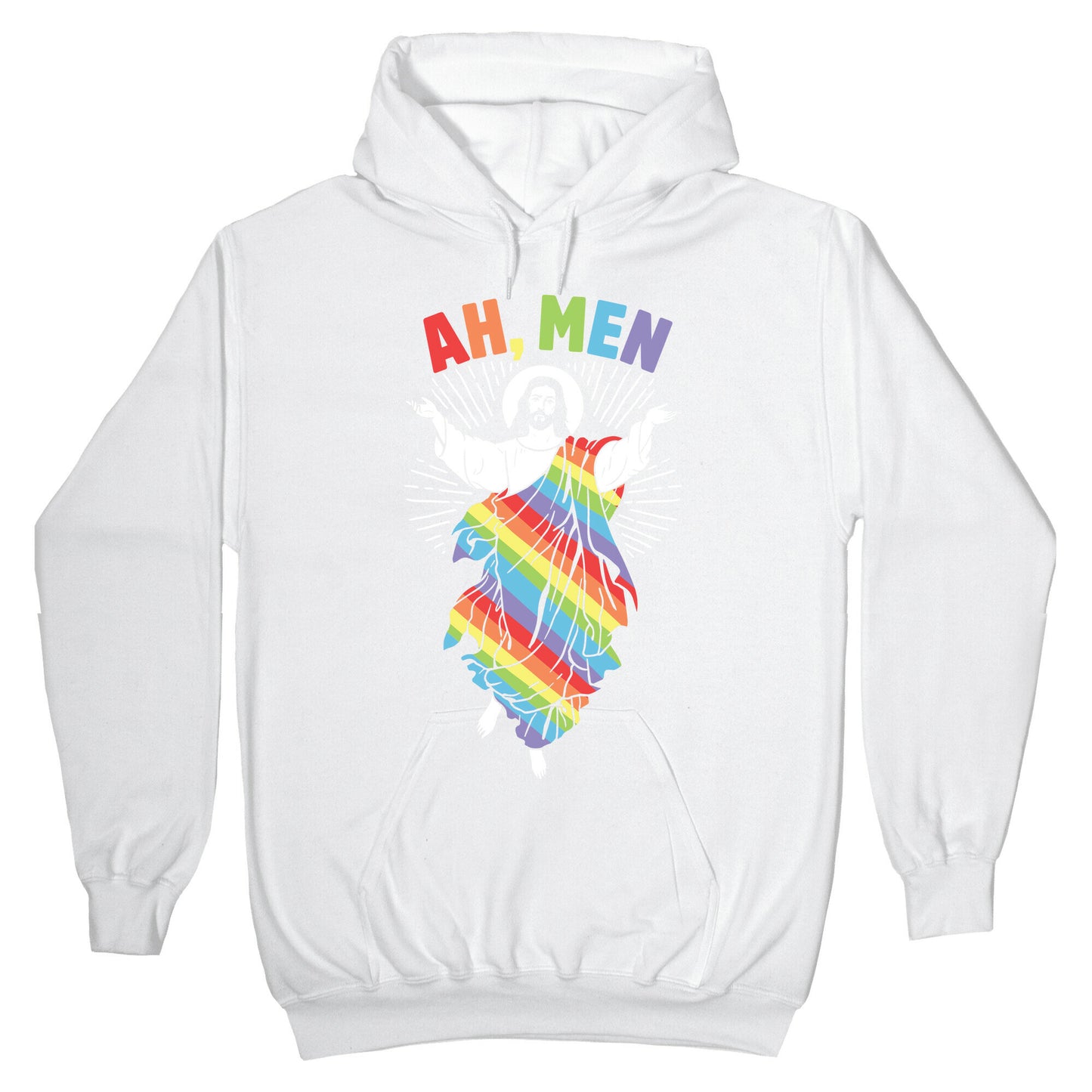 Ah, Men Gay jesus Hoodie