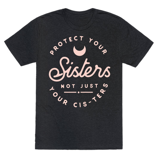 Protect Your Sisters NOt Just YOur Cis-ters Unisex Triblend Tee