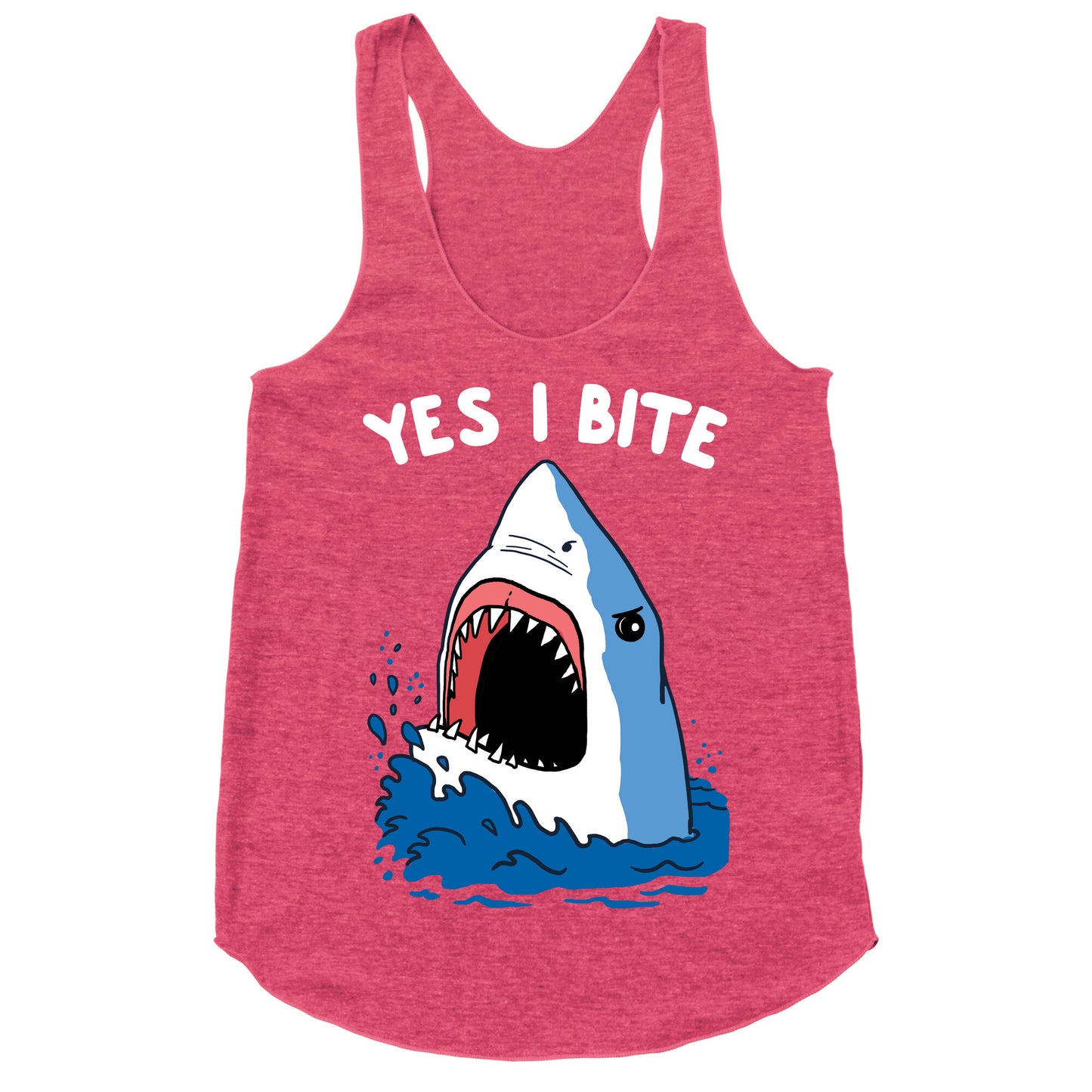 Yes I Bite Racerback Tank