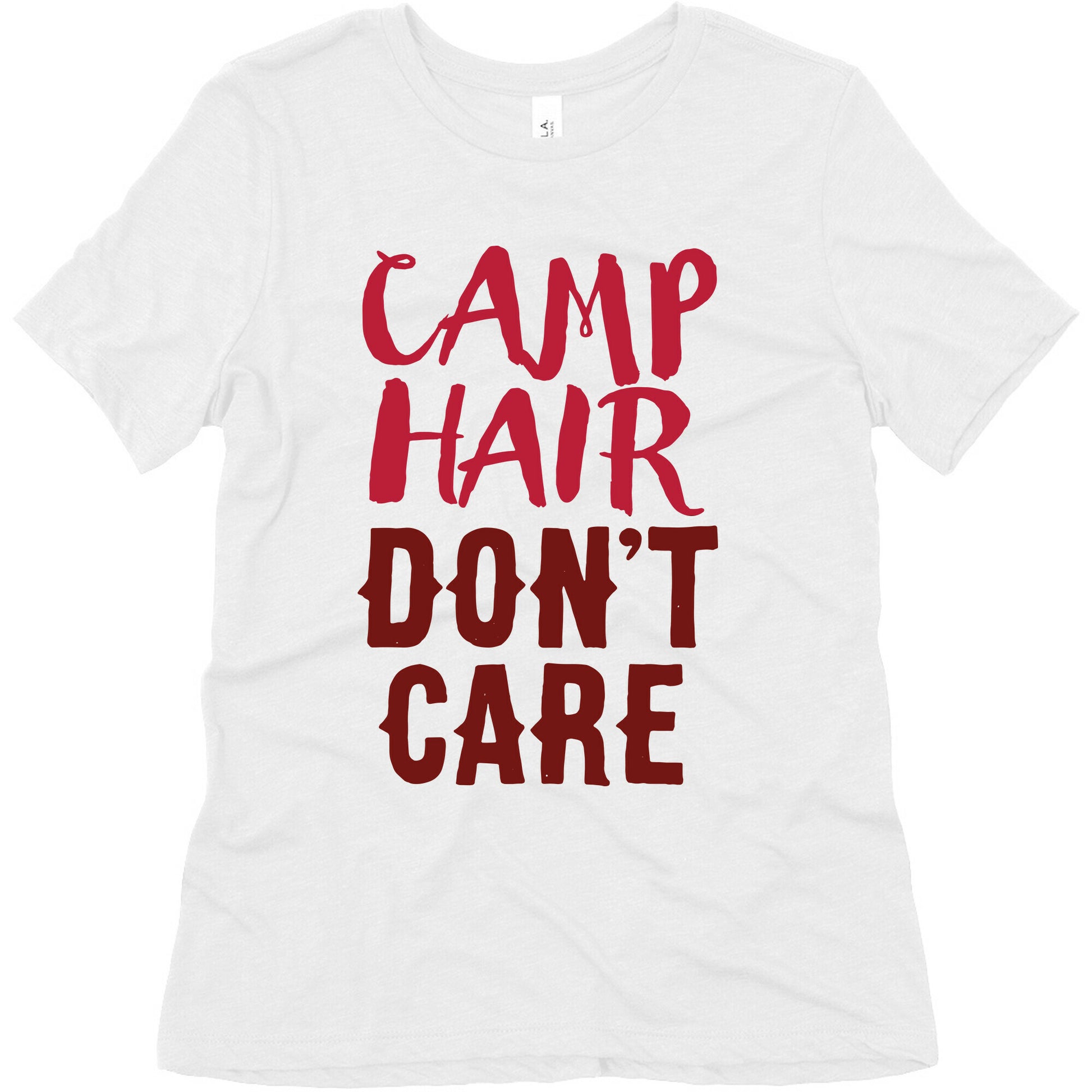 Camp Hair Don't Care Women's Triblend Tee