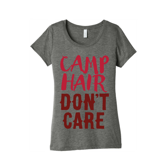 Camp Hair Don't Care Women's Triblend Tee