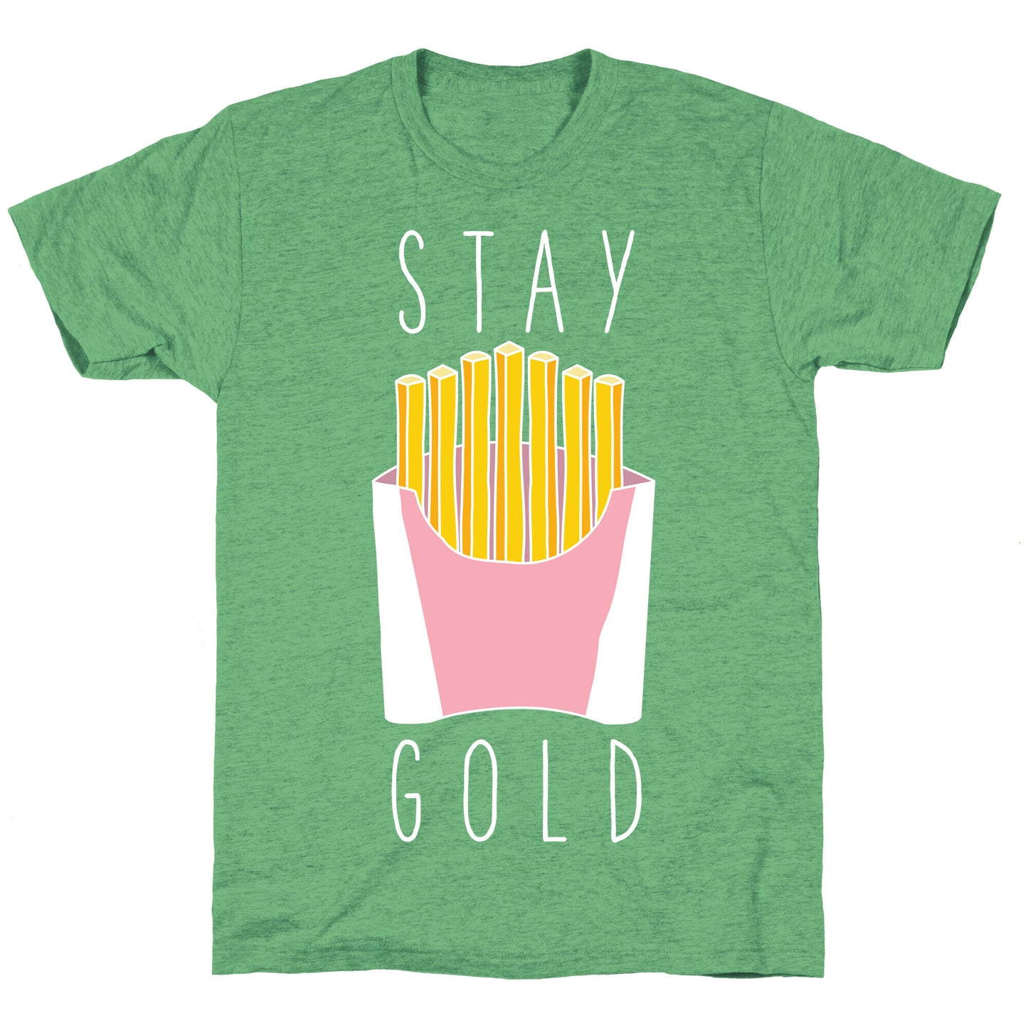 Stay Gold Pink Unisex Triblend Tee