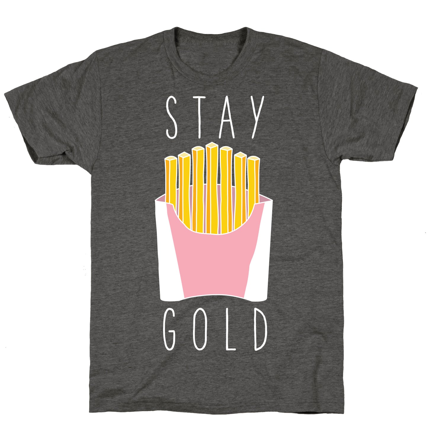 Stay Gold Pink Unisex Triblend Tee