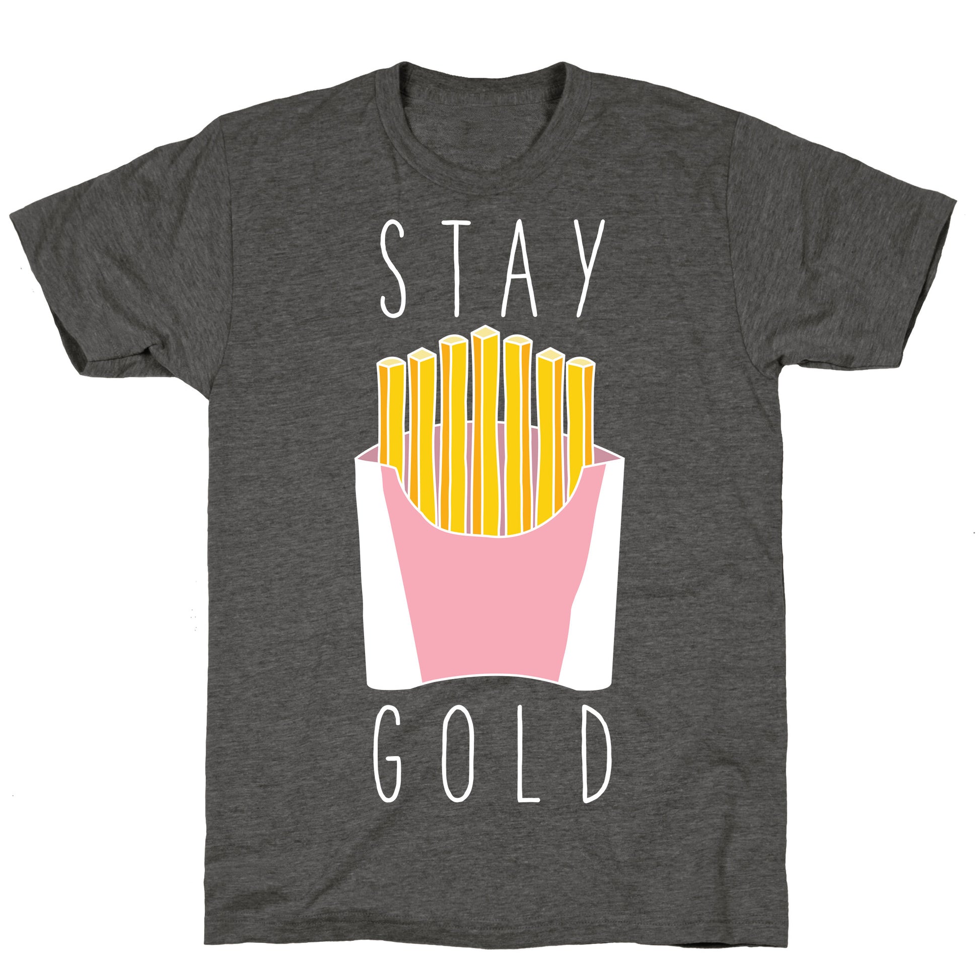 Stay Gold Pink Unisex Triblend Tee