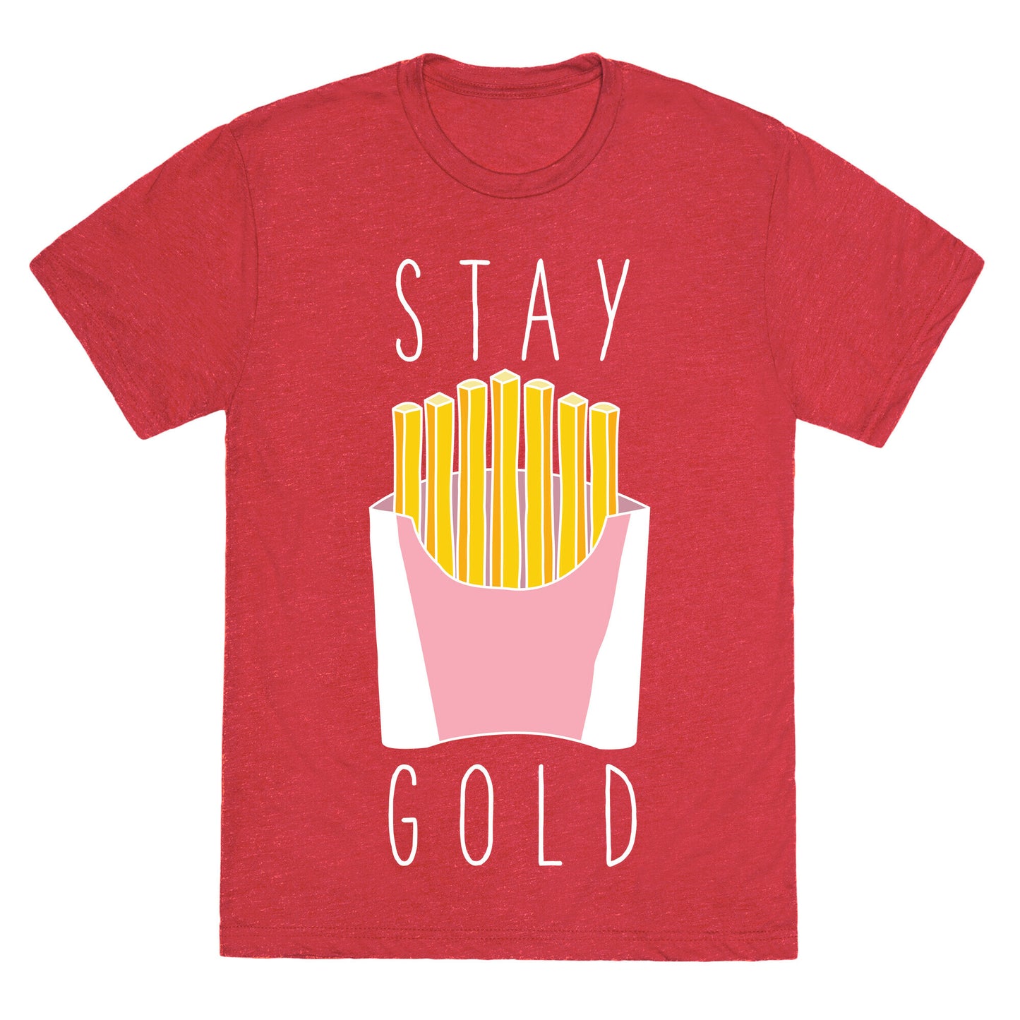 Stay Gold Pink Unisex Triblend Tee