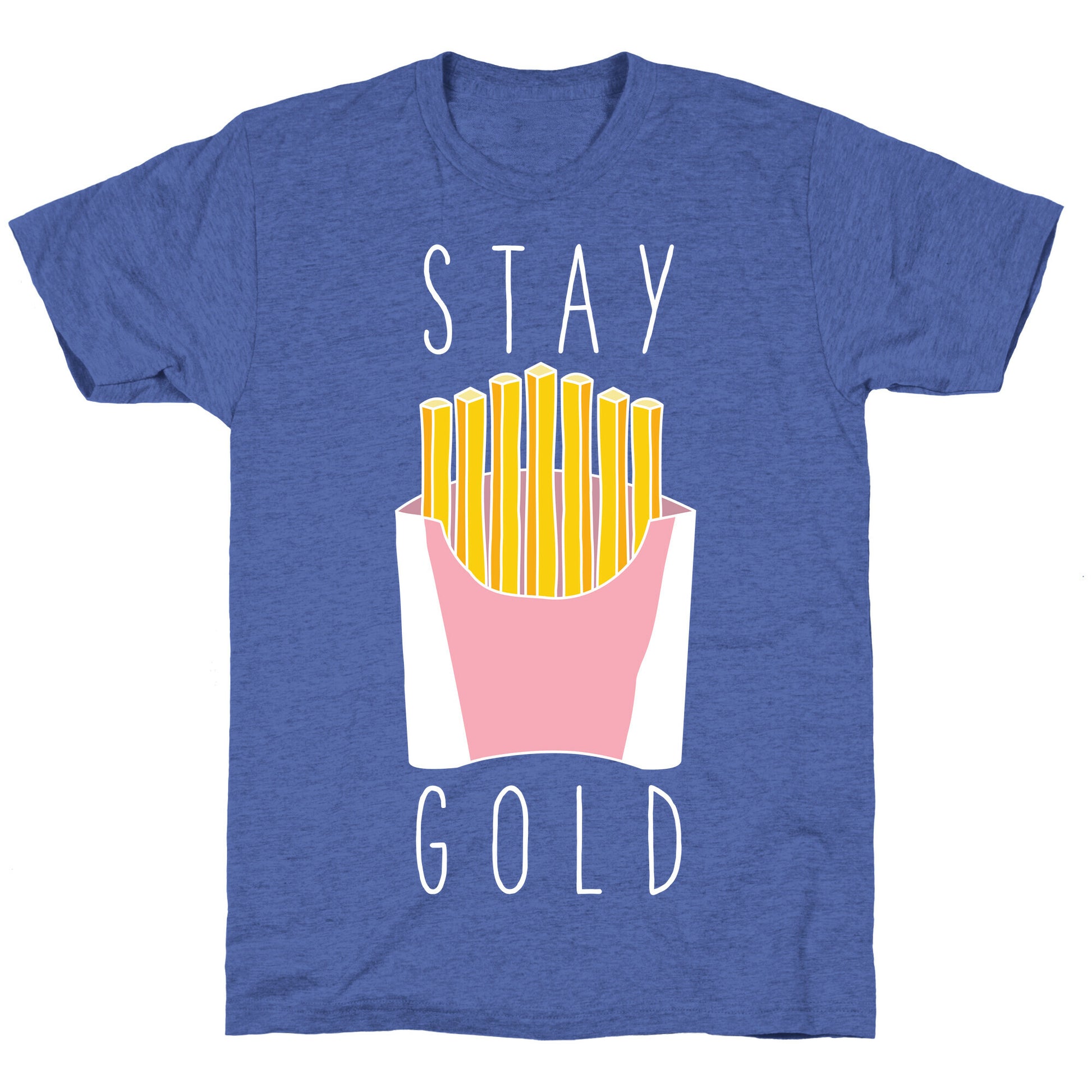 Stay Gold Pink Unisex Triblend Tee
