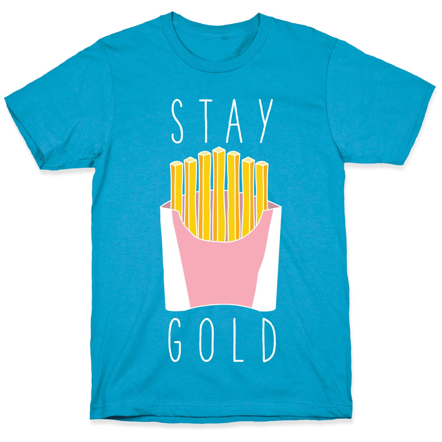 Stay Gold Pink Unisex Triblend Tee