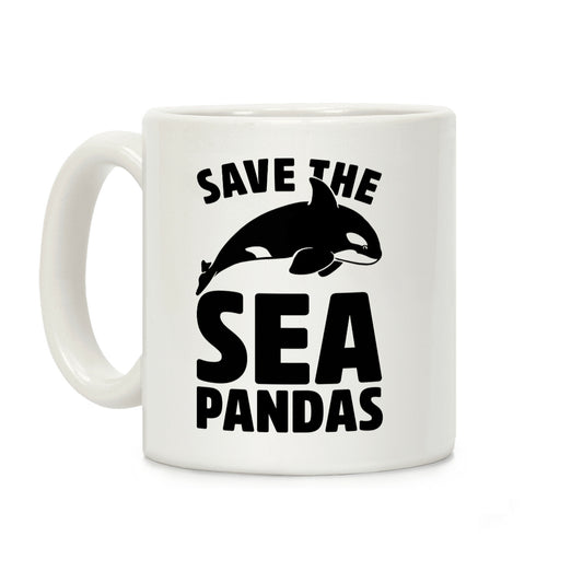 Save The Sea Pandas Mug Coffee Mug
