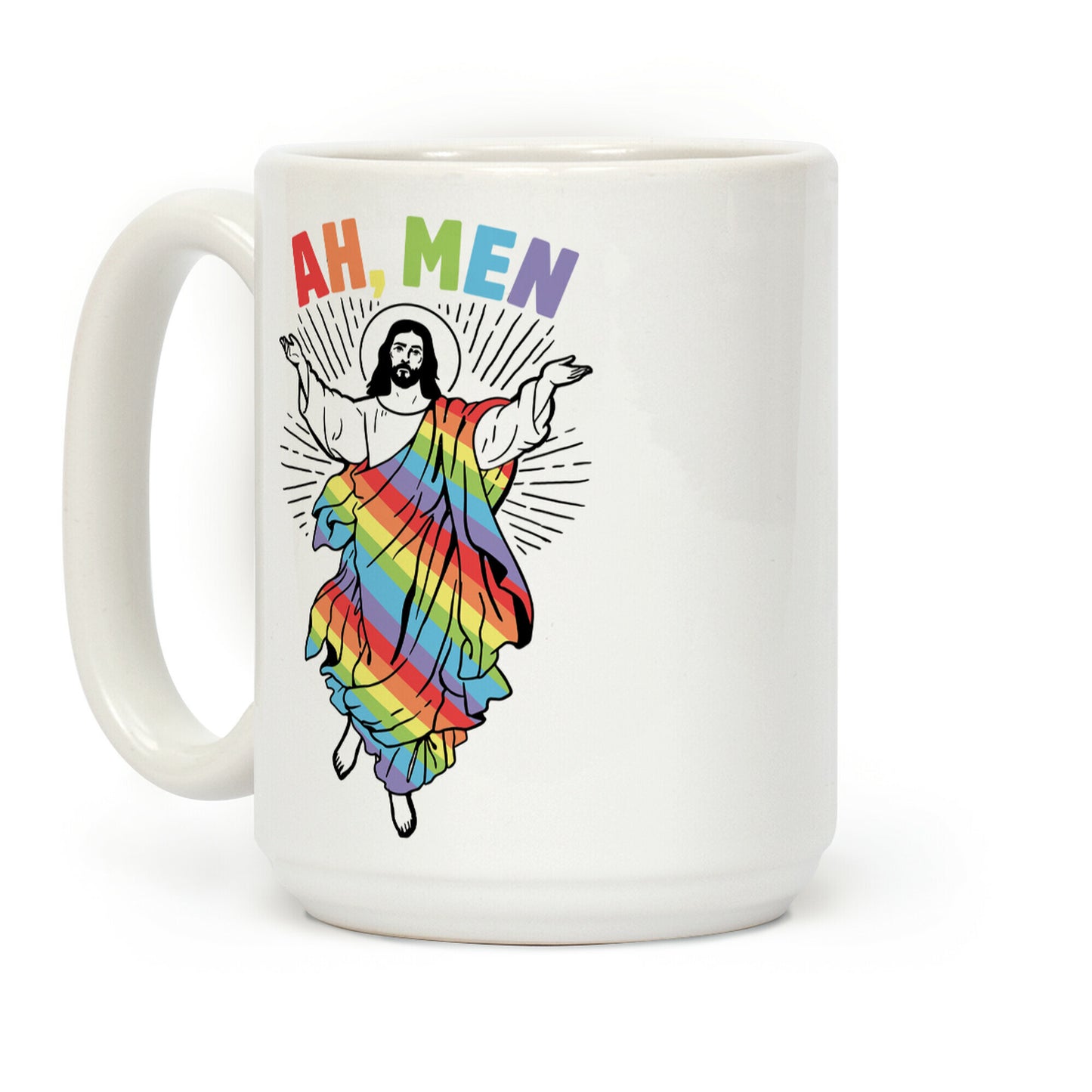 Ah, Men Gay Jesus Mug Coffee Mug