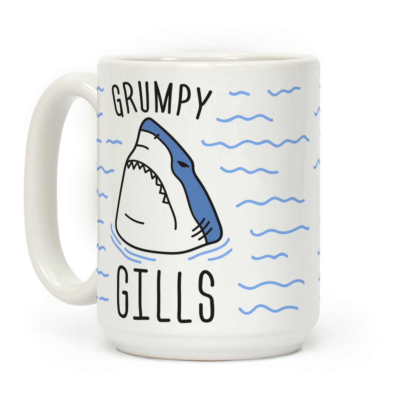 Grumpy Gills Shark Coffee Mug