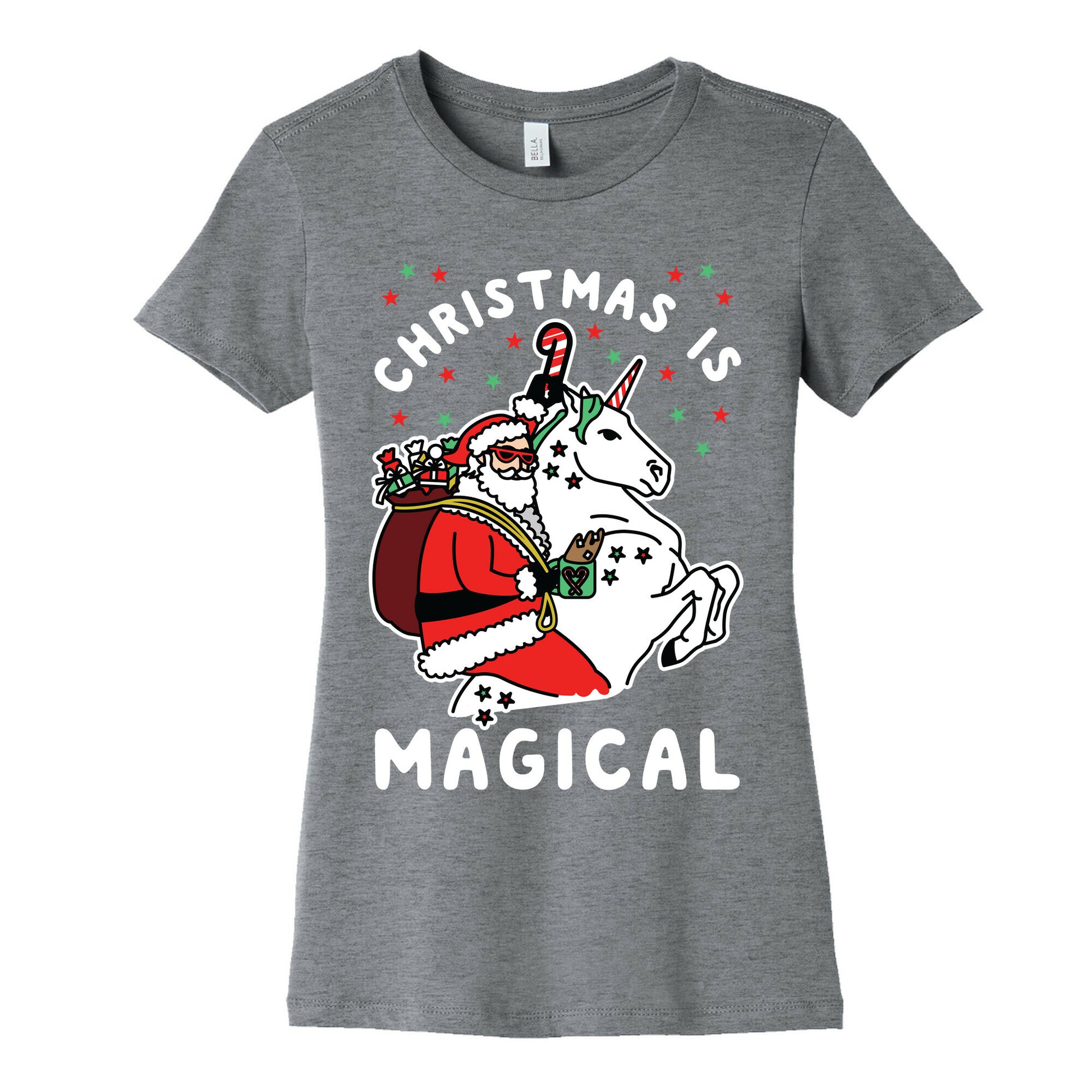 Christmas Is Magical White Women's Cotton Tee