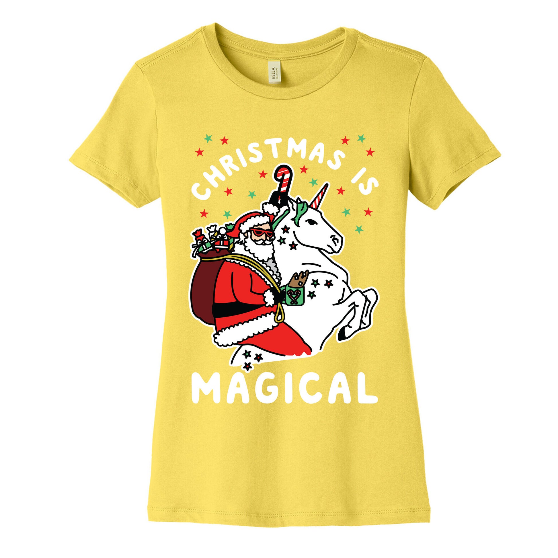 Christmas Is Magical White Women's Cotton Tee