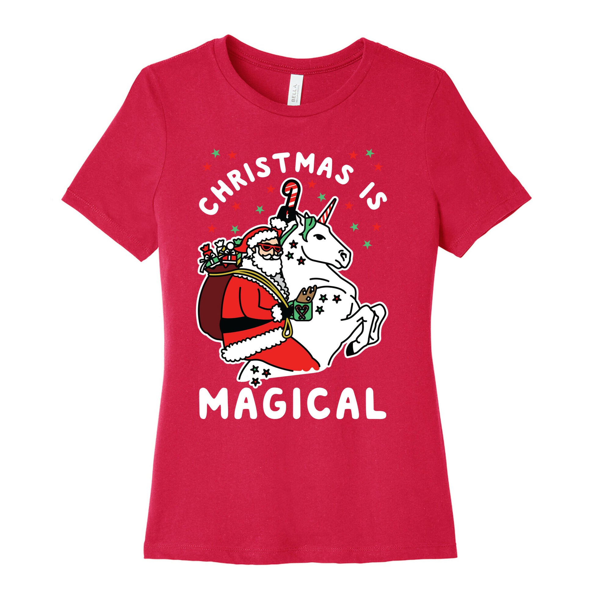 Christmas Is Magical White Women's Cotton Tee