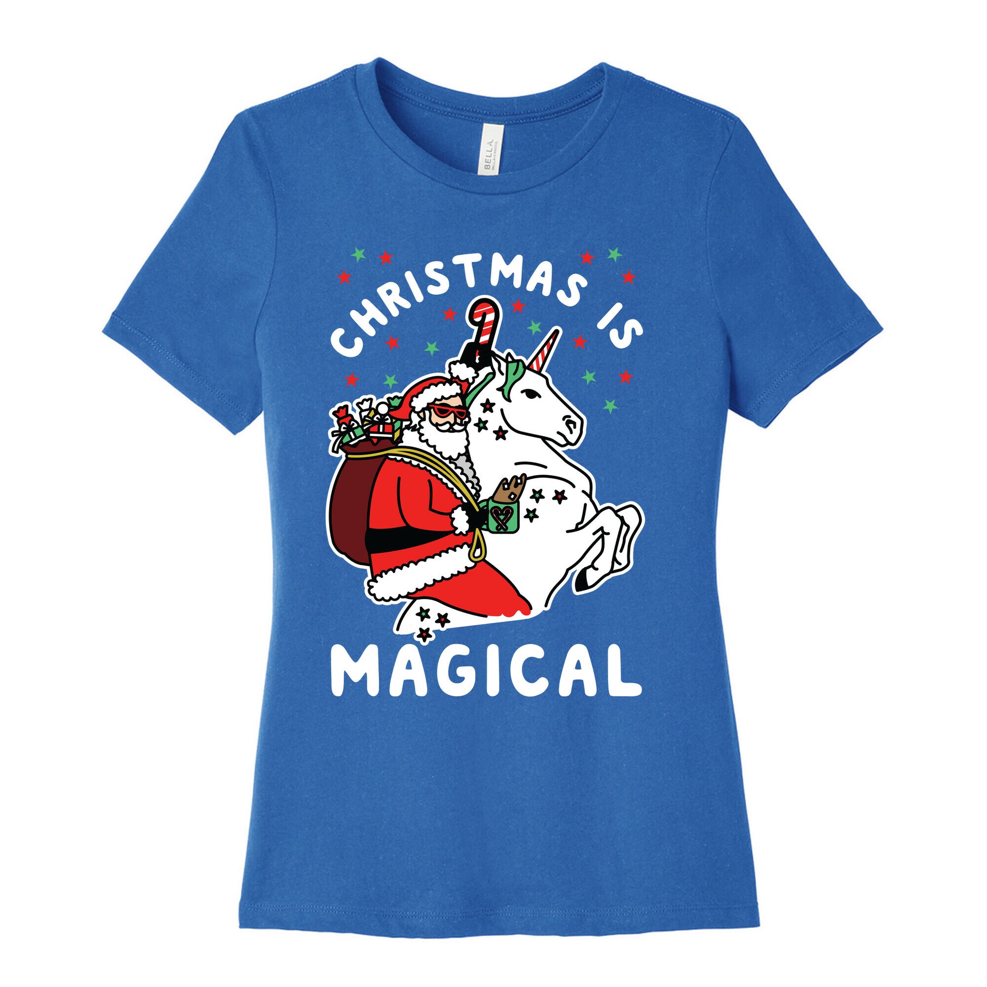 Christmas Is Magical White Women's Cotton Tee