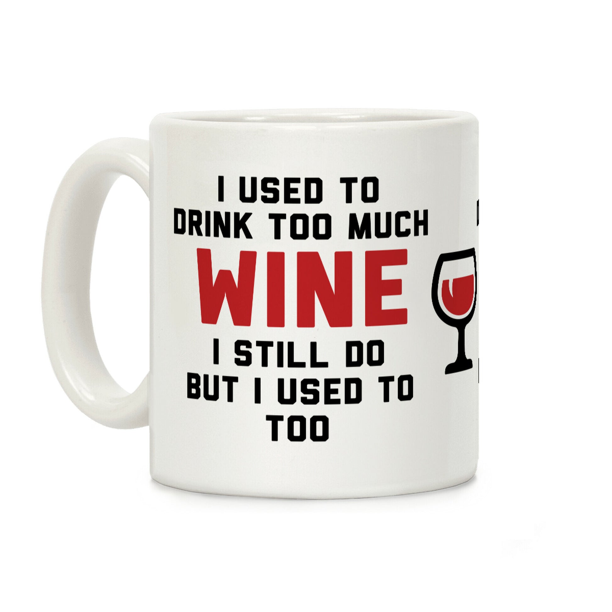 I Used To Drink Too Much Wine Coffee Mug