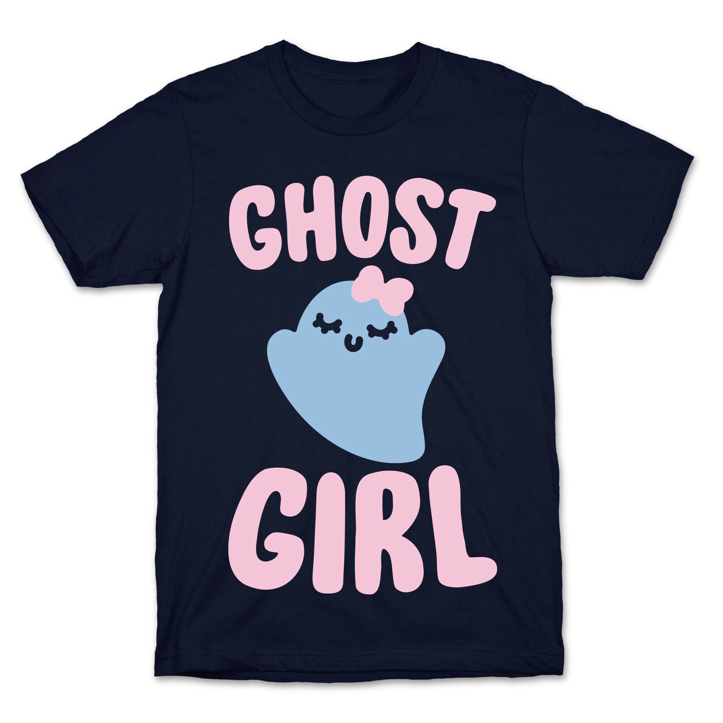 Ghost Girl White Print T-Shirt