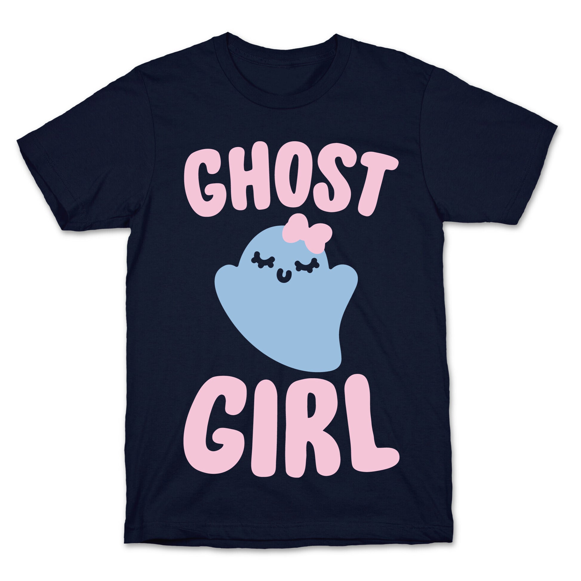 Ghost Girl White Print T-Shirt
