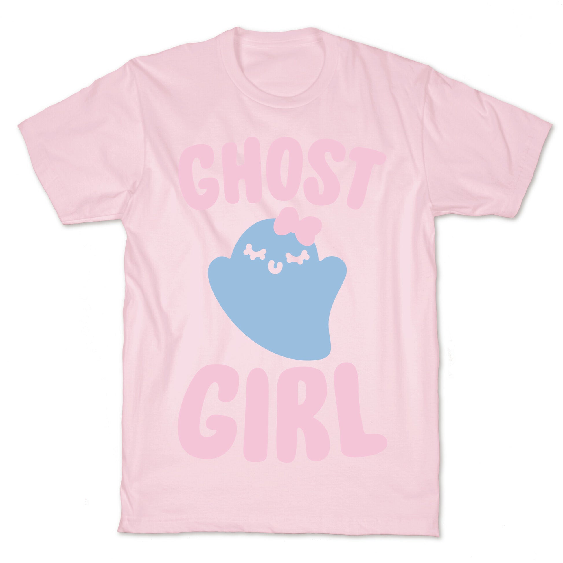 Ghost Girl White Print T-Shirt