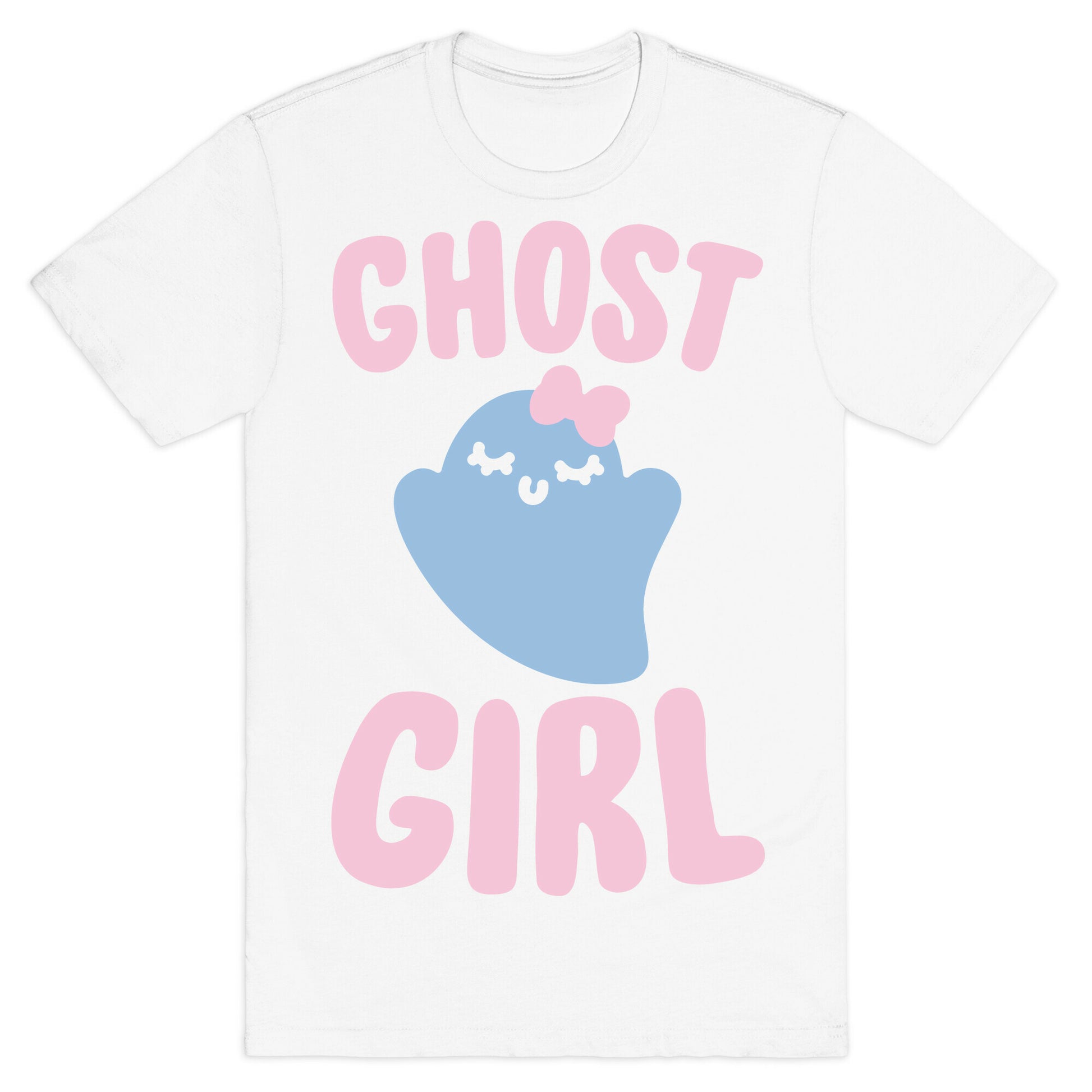 Ghost Girl White Print T-Shirt