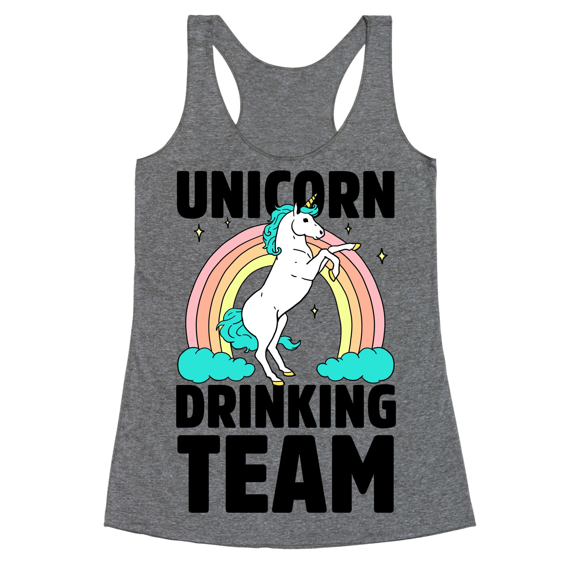 Unicorn Drinking Team Racerback Tank
