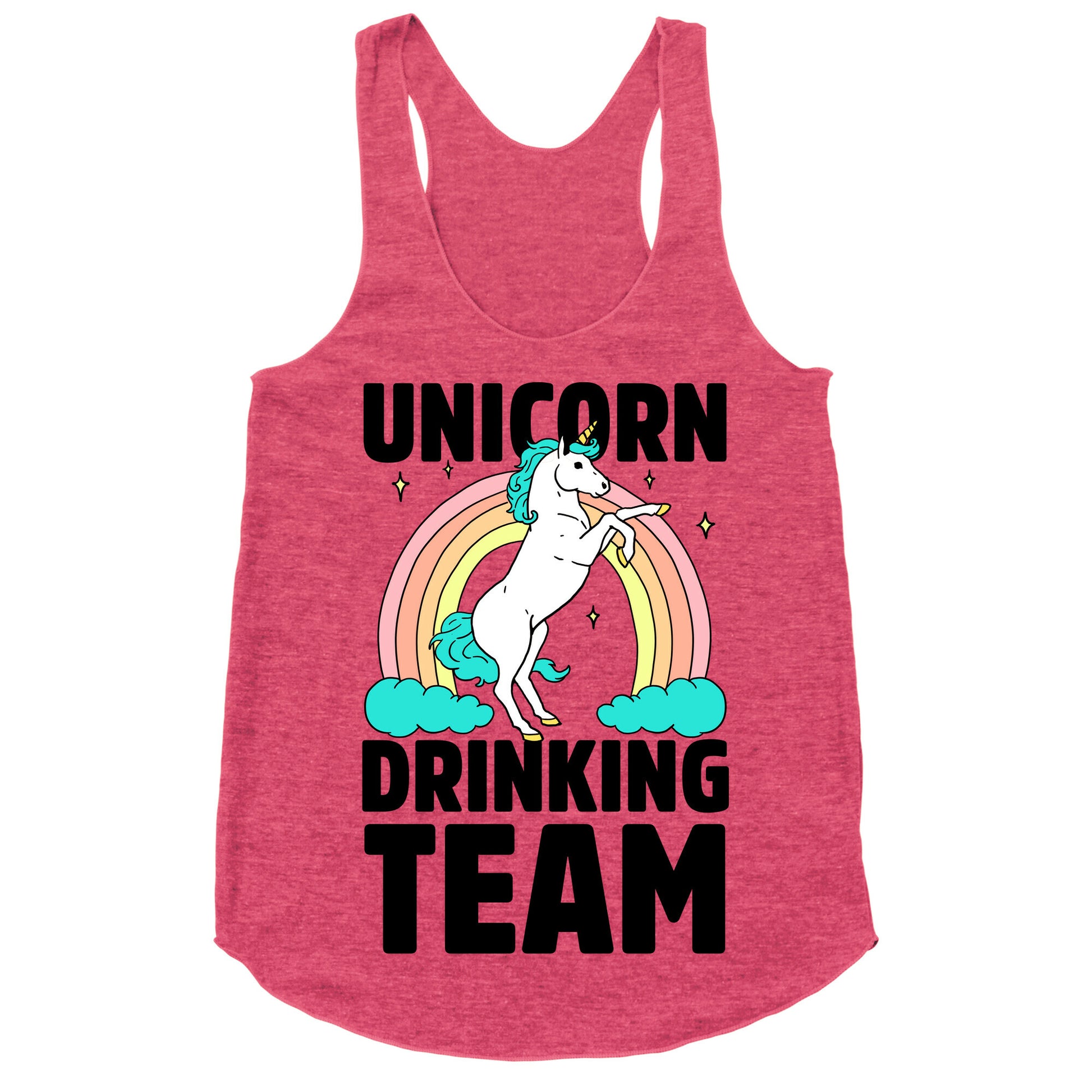 Unicorn Drinking Team Racerback Tank