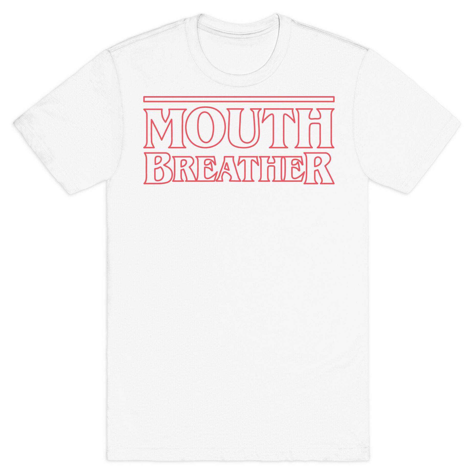 Mouth Breather Parody (Red) T-Shirt