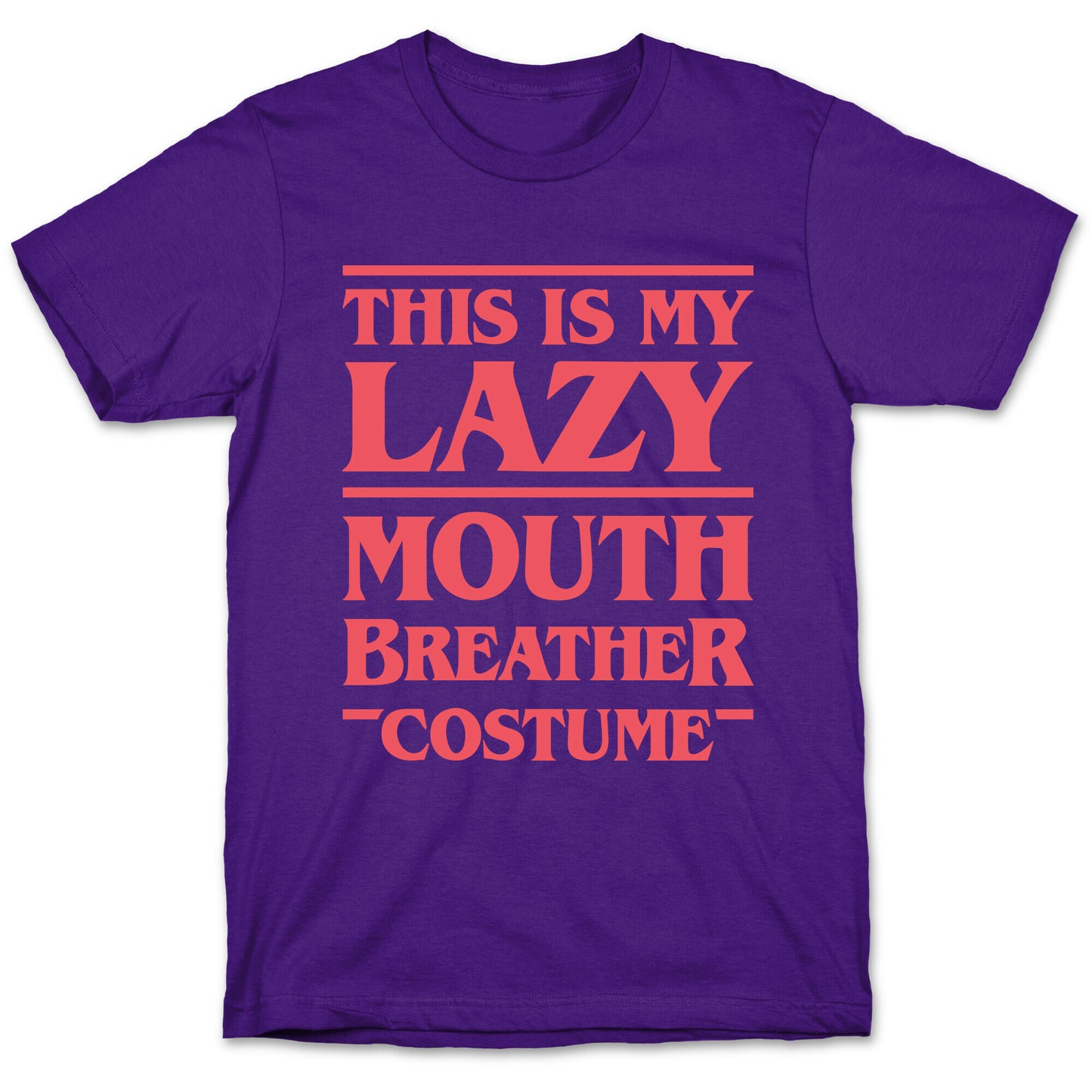 This Is My Lazy Mouth Breather Costume (Red) T-Shirt