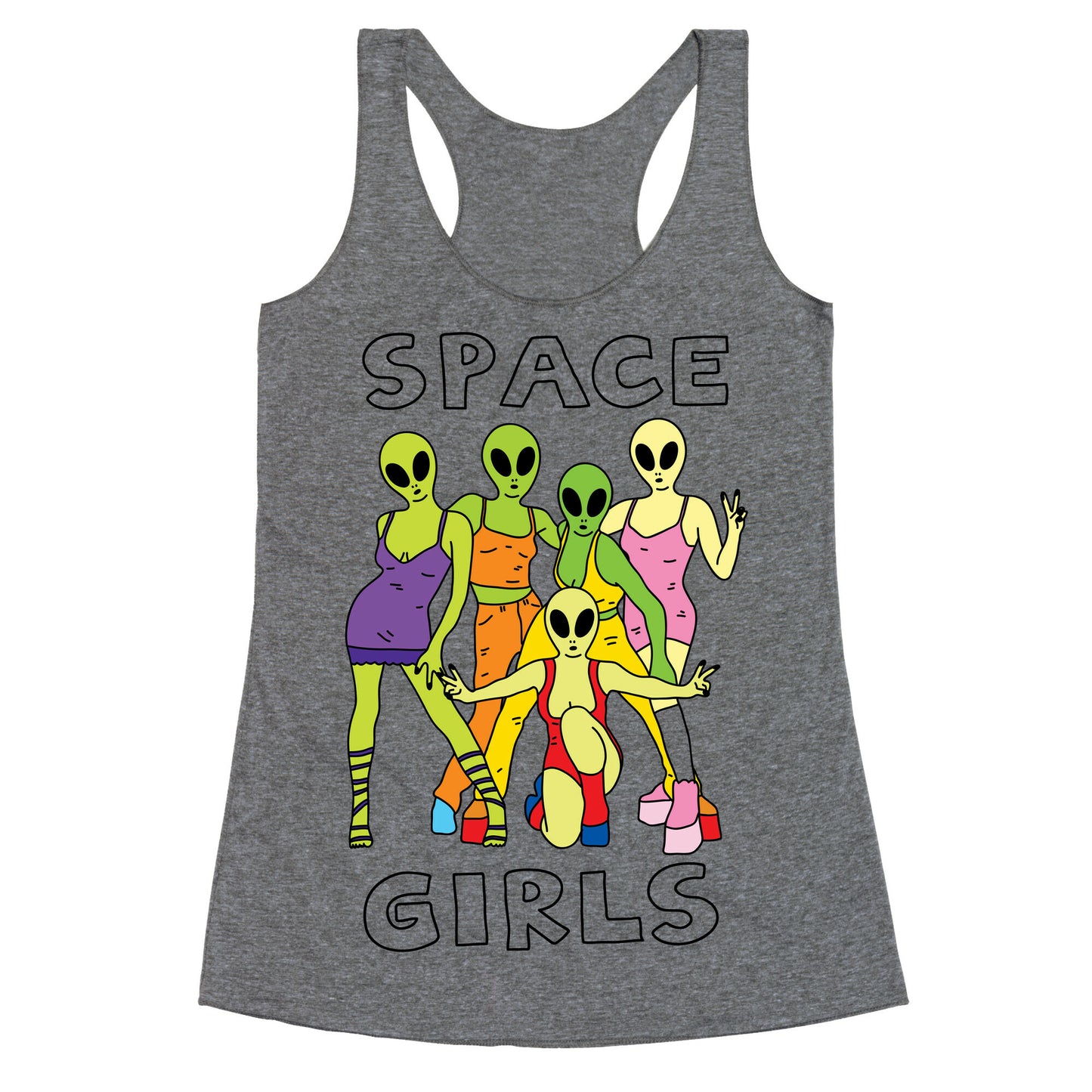 Space Girls Racerback Tank