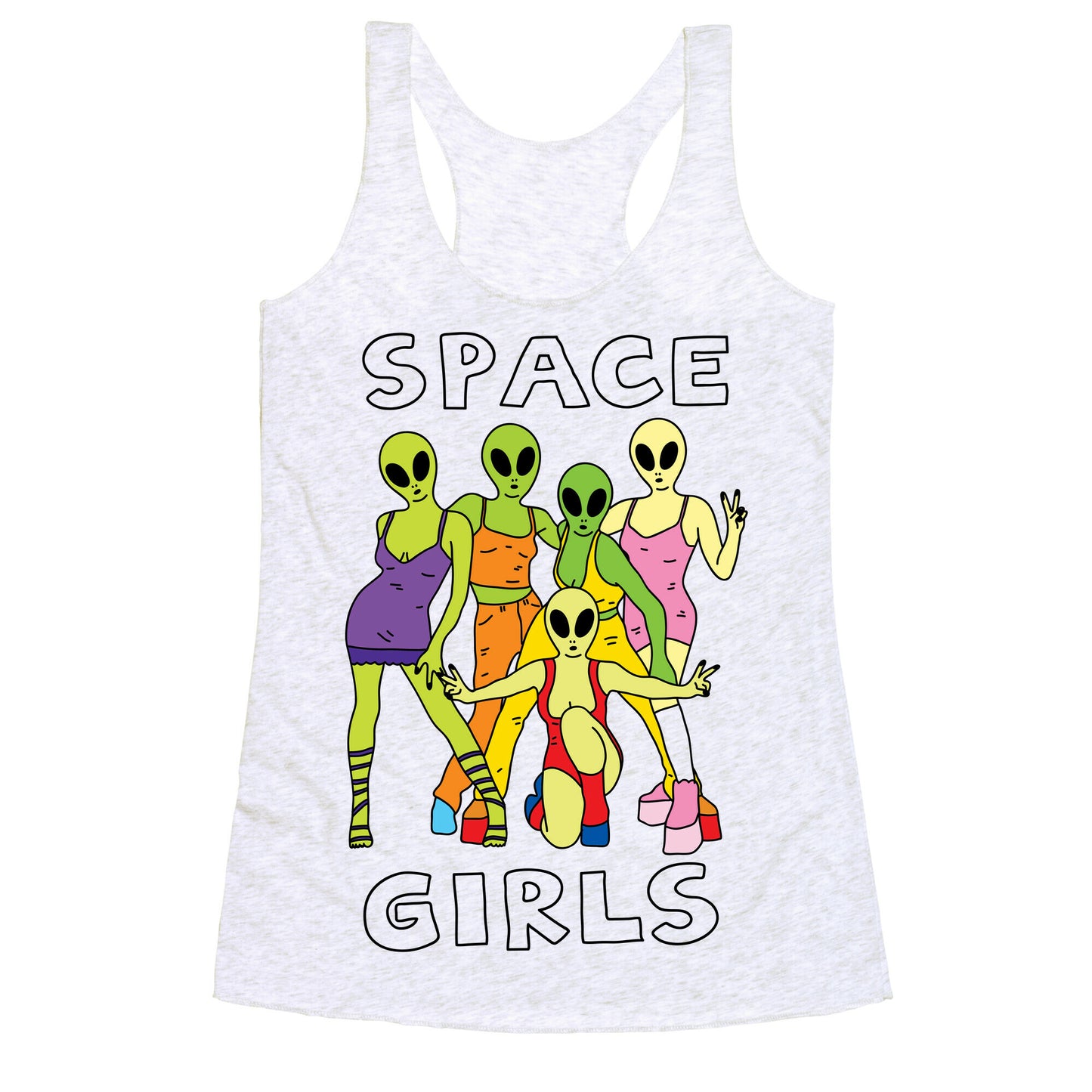 Space Girls Racerback Tank