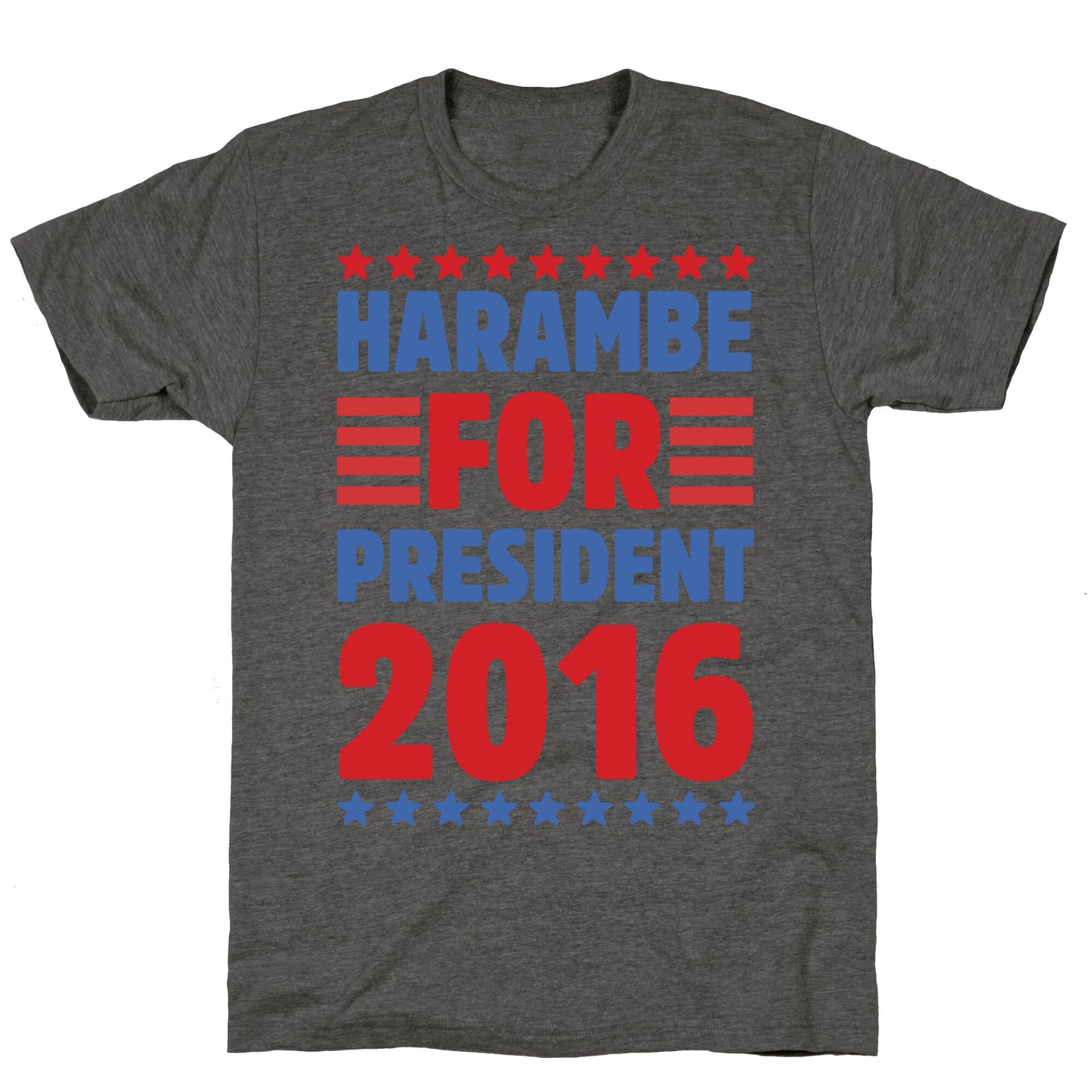 Harambe For President 2016 Unisex Triblend Tee