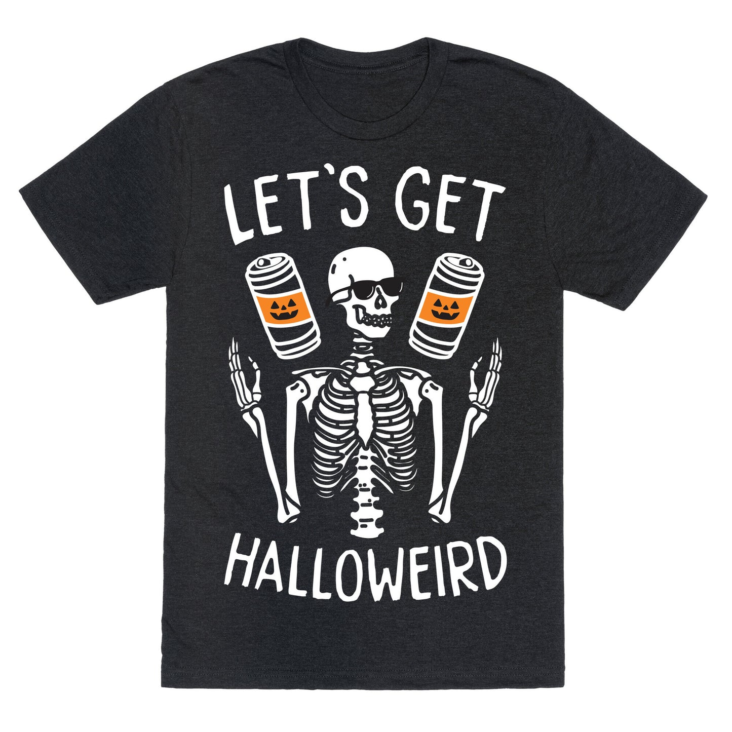 Let's Get Halloweird (White) Unisex Triblend Tee