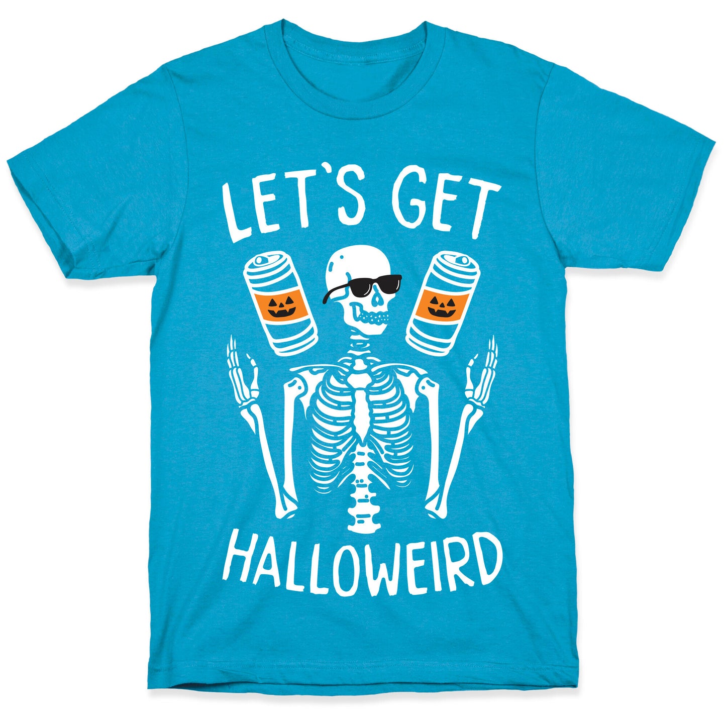 Let's Get Halloweird (White) Unisex Triblend Tee