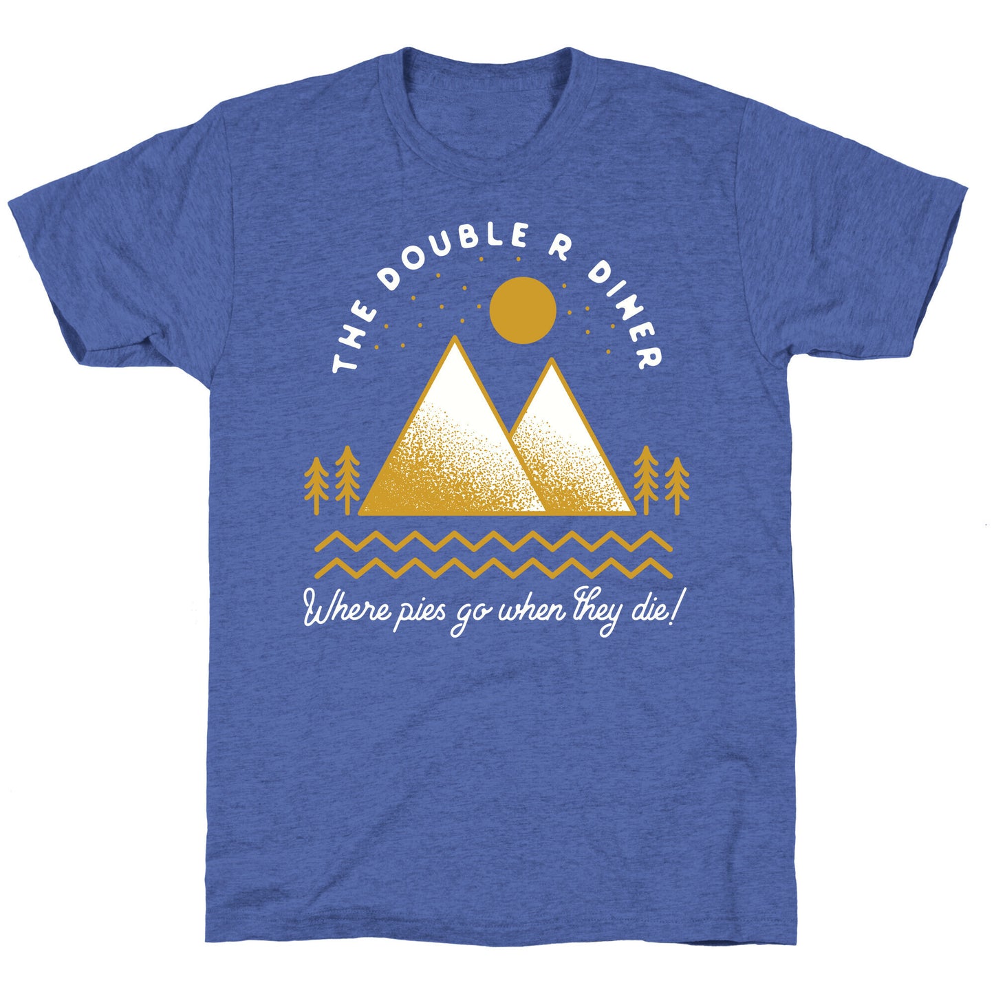 The Double R Diner Gold Unisex Triblend Tee
