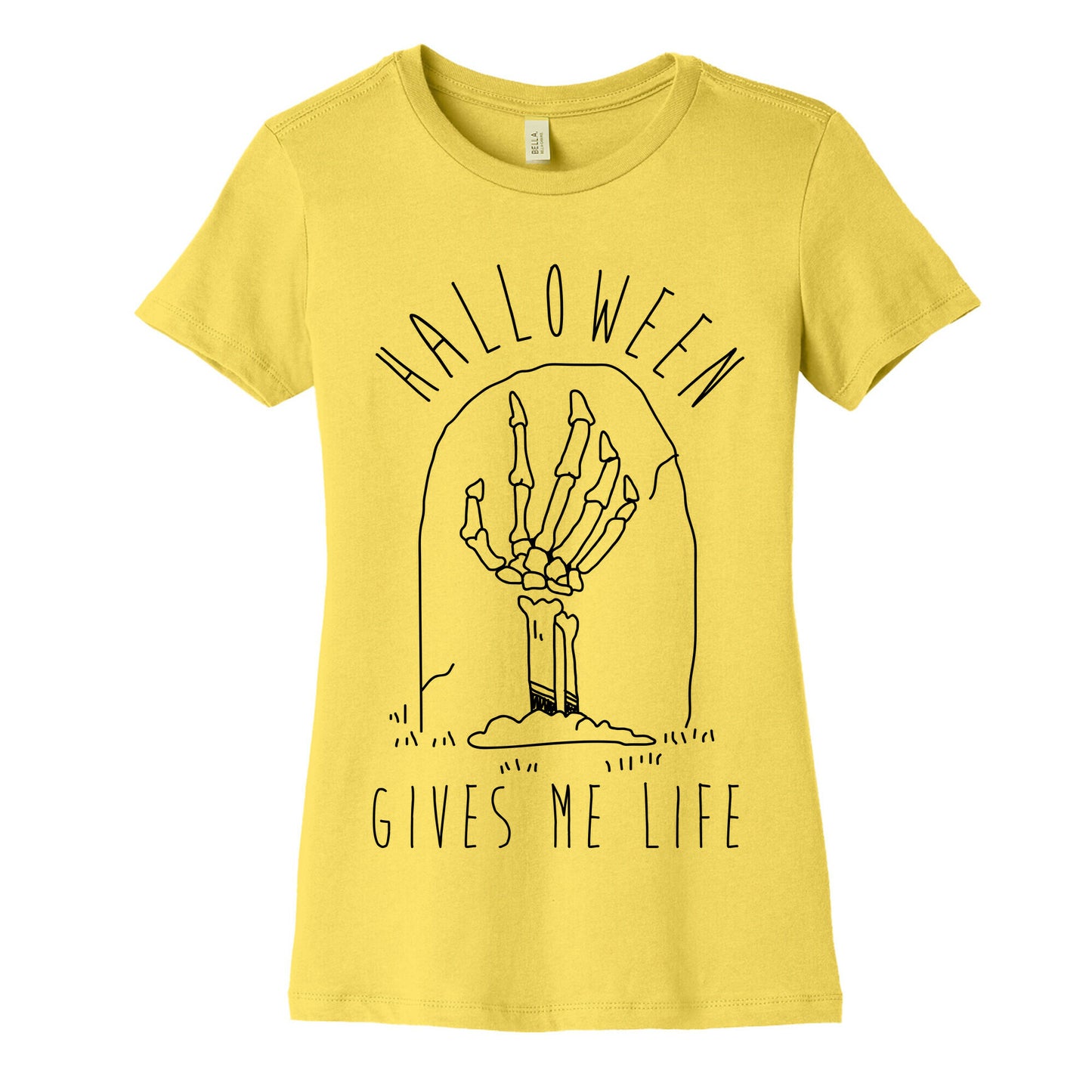 Halloween Gives Me Life Women's Cotton Tee