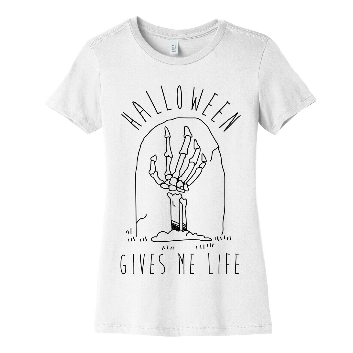 Halloween Gives Me Life Women's Cotton Tee