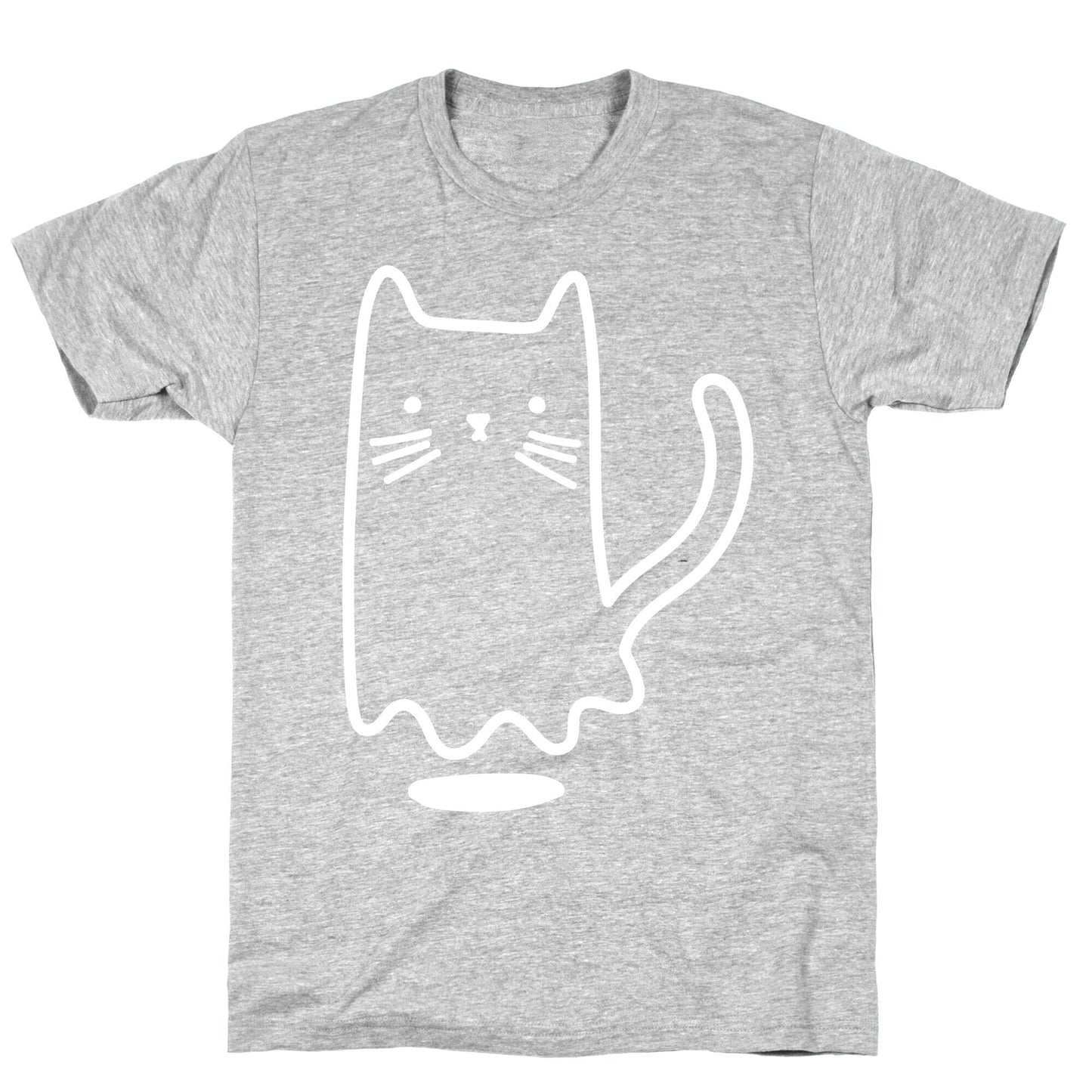 Ghost Cat (White) T-Shirt
