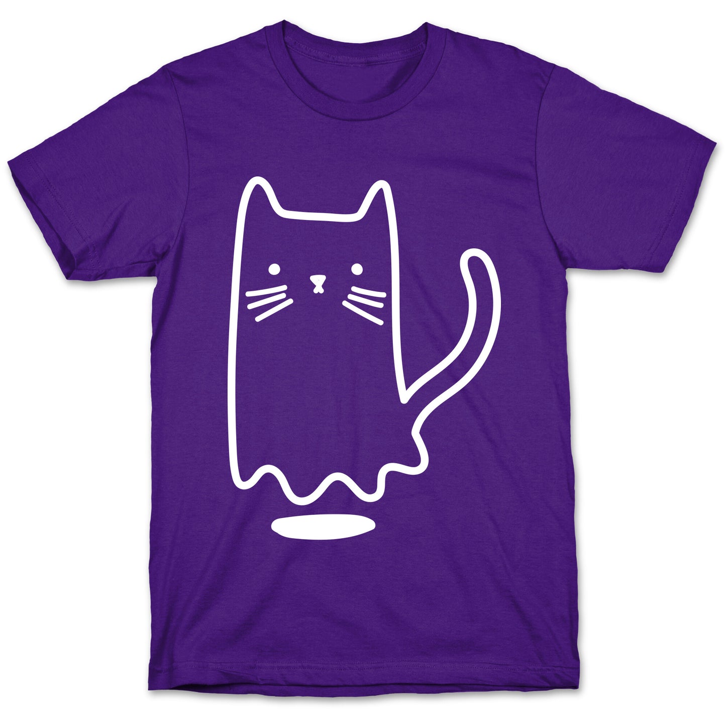 Ghost Cat (White) T-Shirt