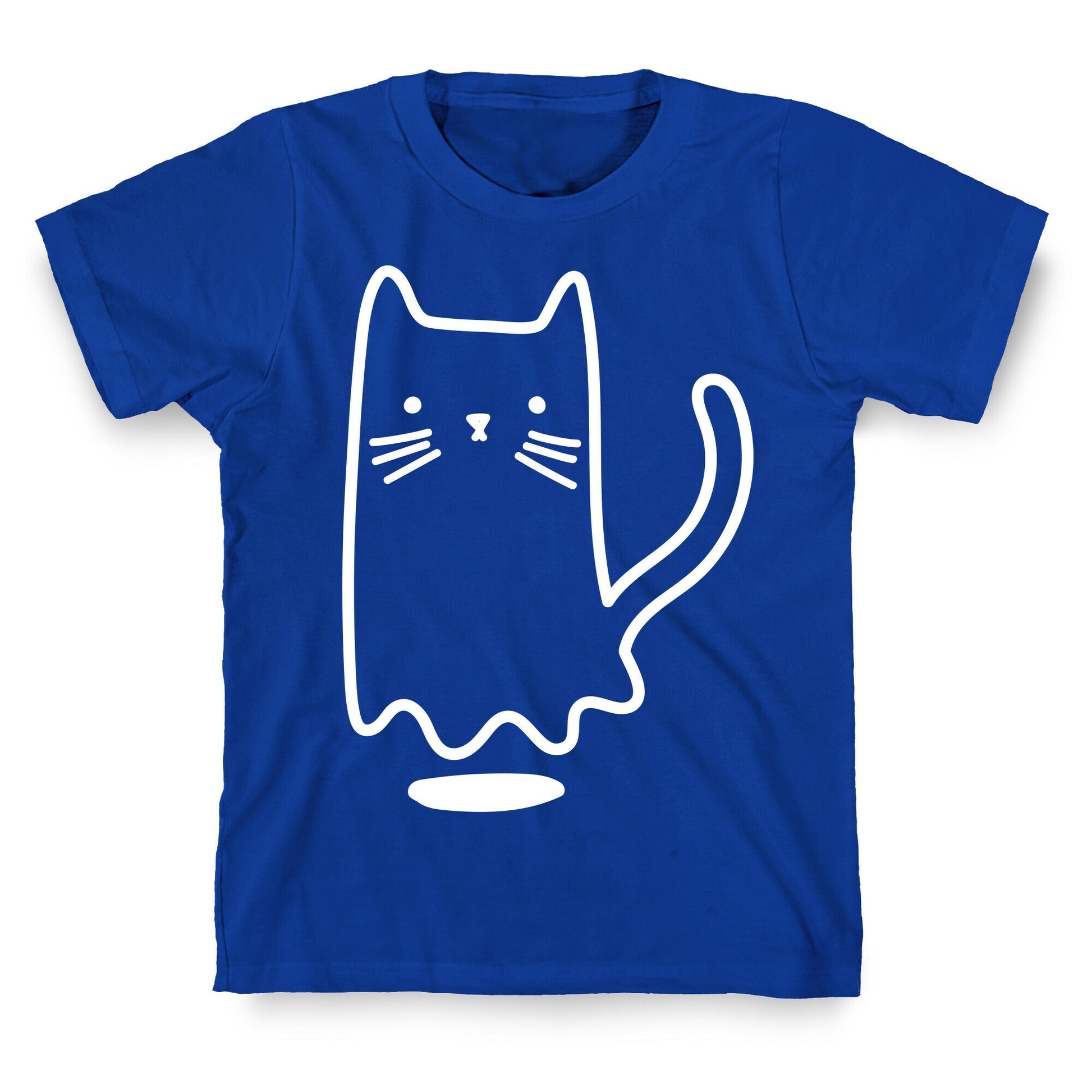 Ghost Cat (White) T-Shirt