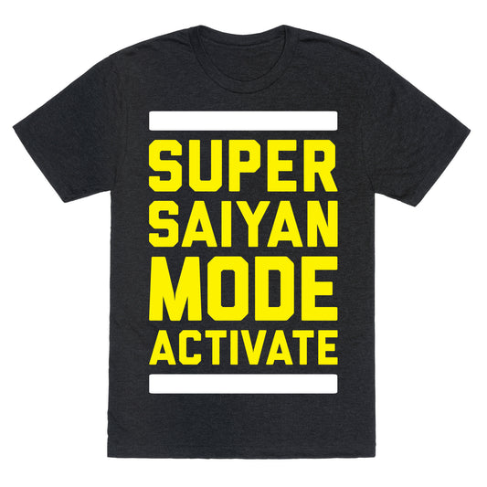 Super Saiyan Mode Activate Unisex Triblend Tee