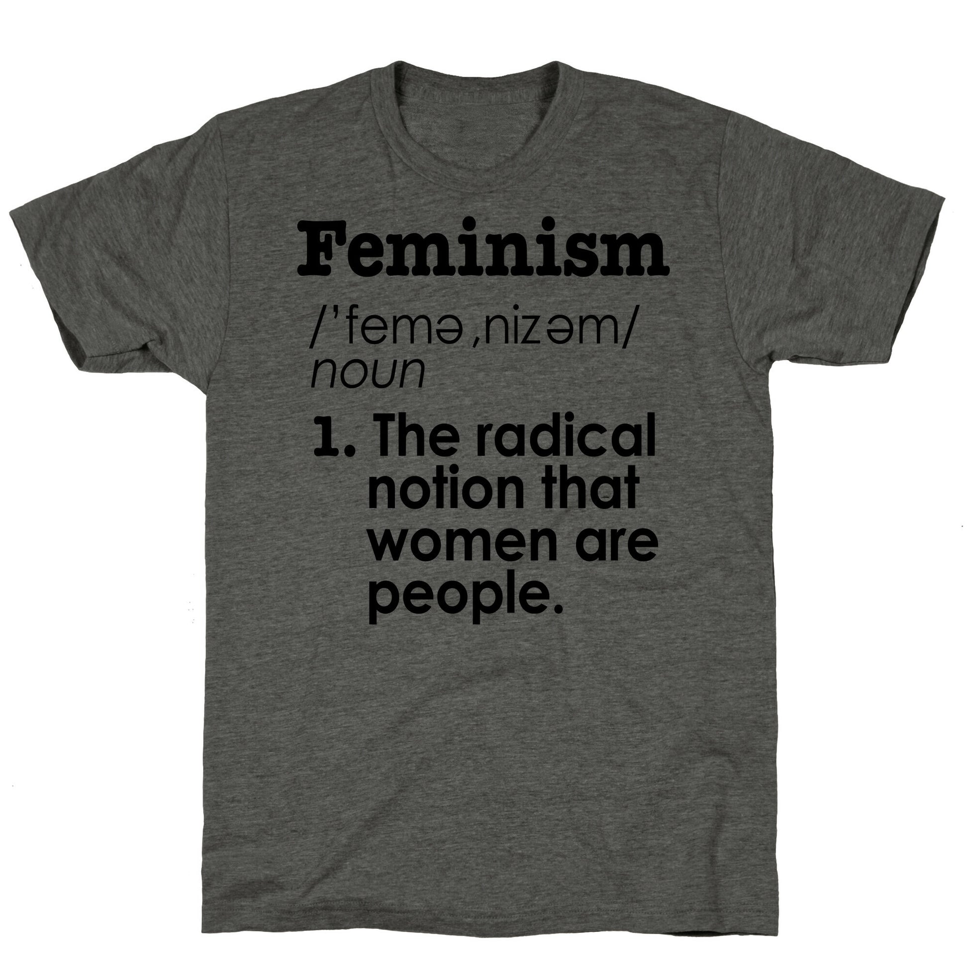 Feminism Definition Unisex Triblend Tee