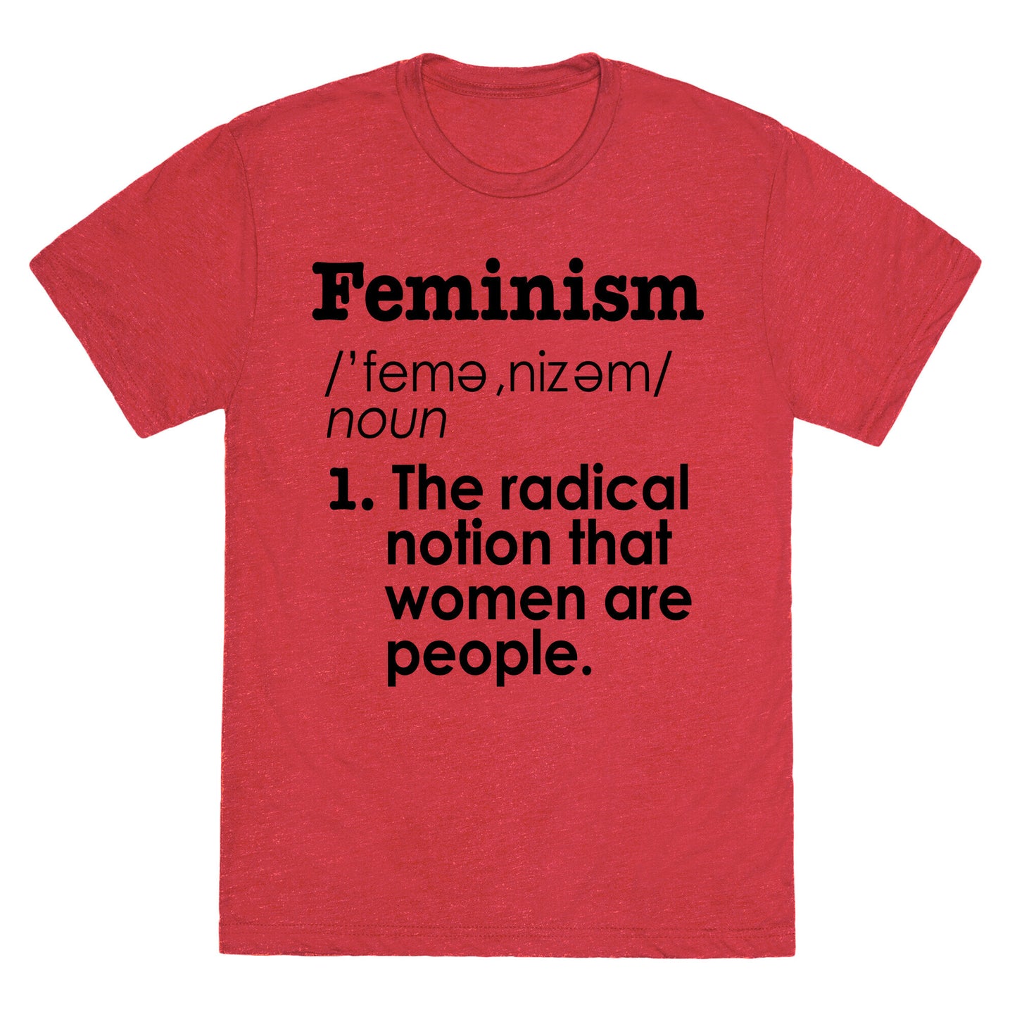 Feminism Definition Unisex Triblend Tee
