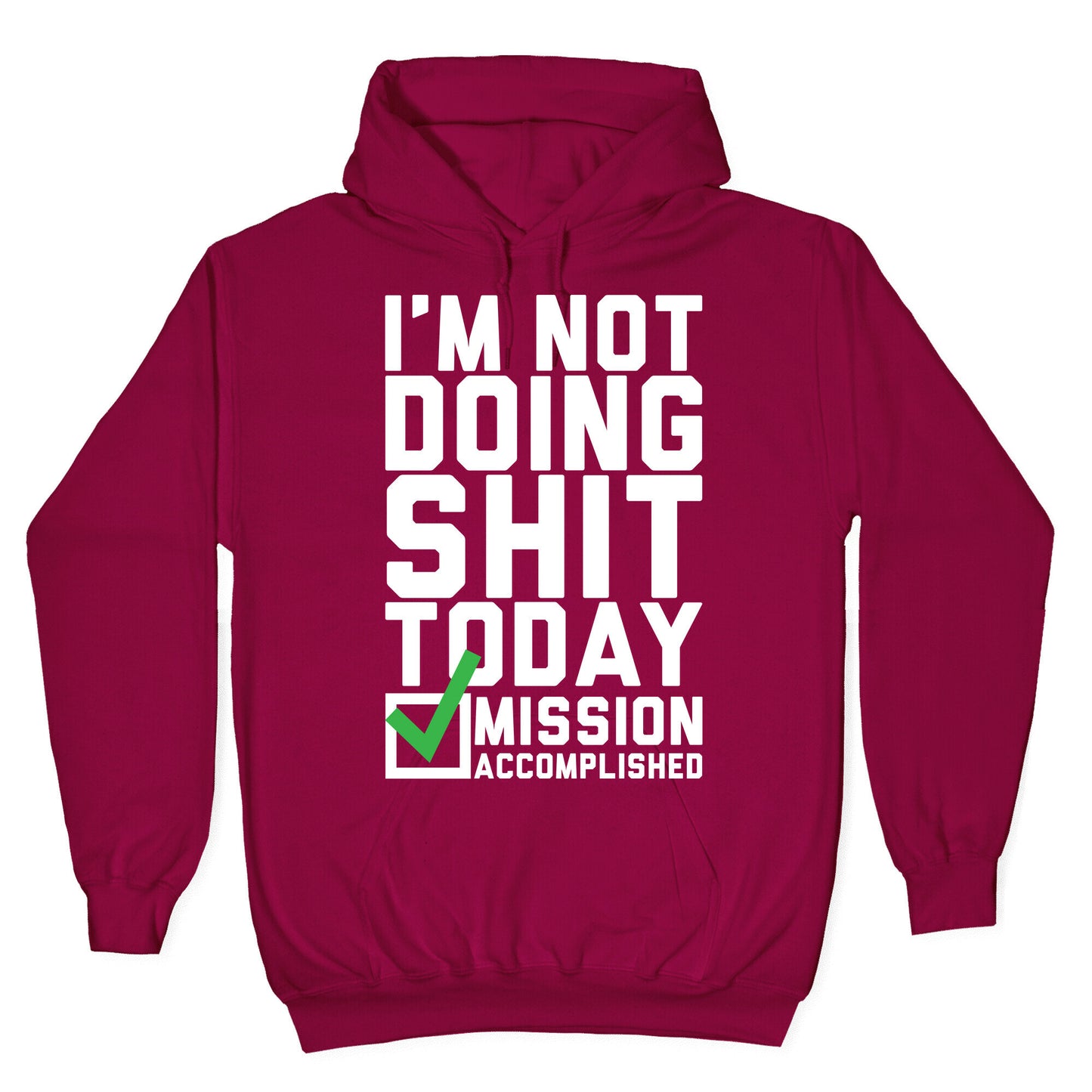 I'm Not Doing Shit Today Hoodie