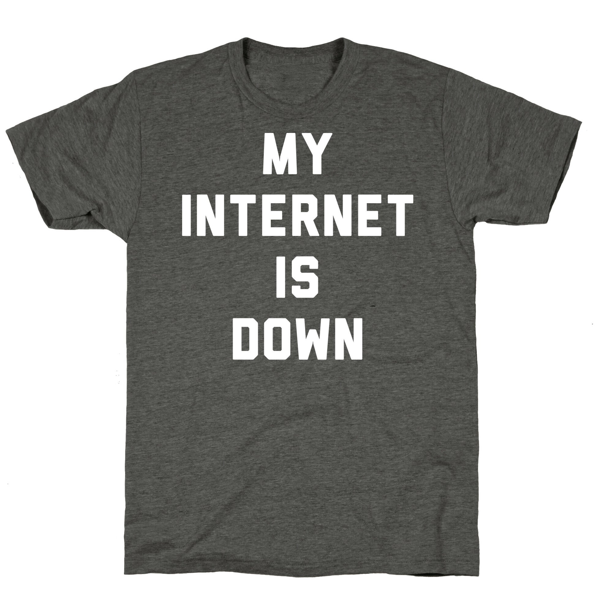 Introvert - My Internet is Down Unisex Triblend Tee