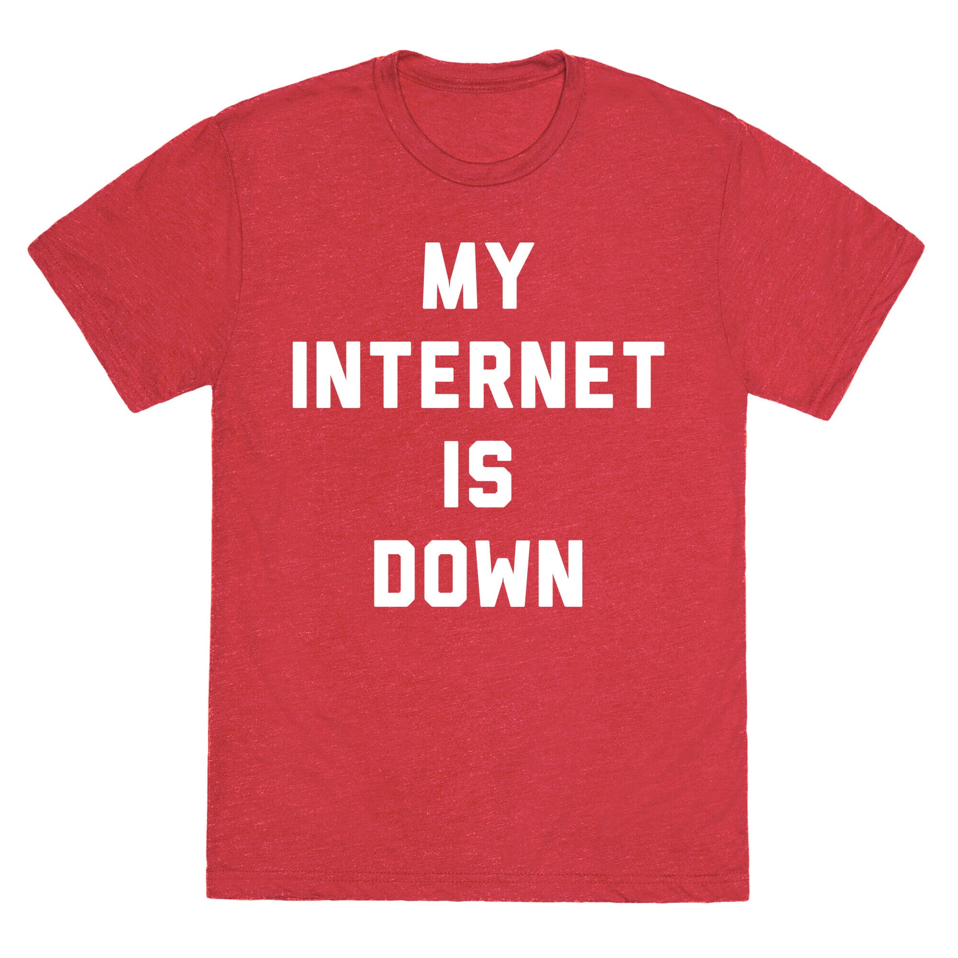 Introvert - My Internet is Down Unisex Triblend Tee