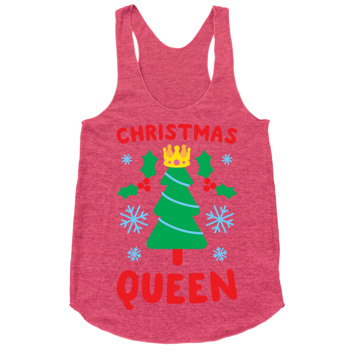 Christmas Queen Racerback Tank