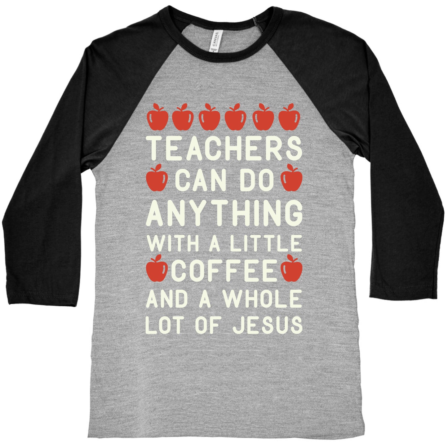 Teachers Can Do Anything Baseball Tee