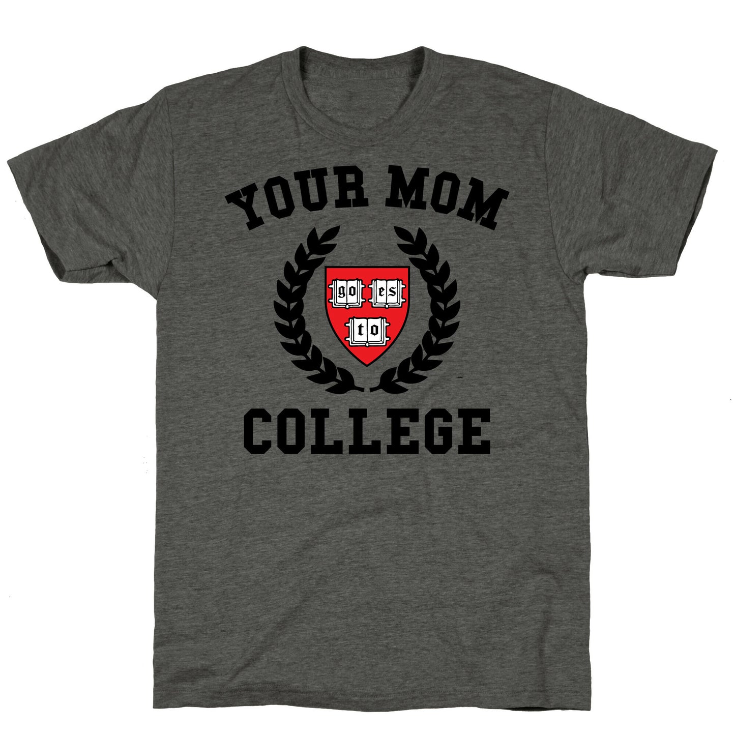 Your Mom Goes To College Unisex Triblend Tee